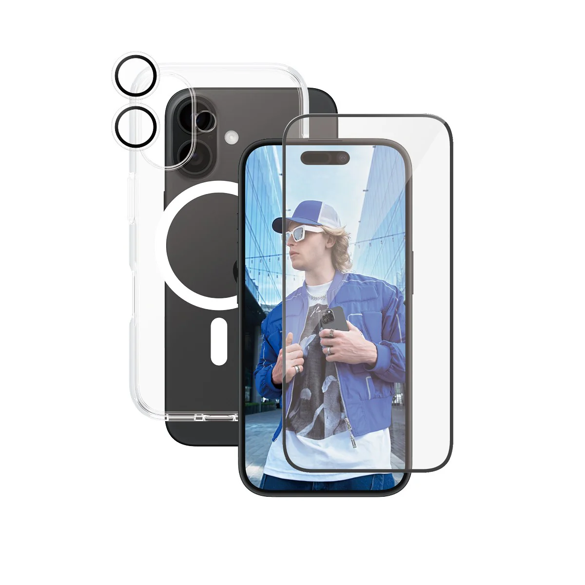 PanzerGlass® | CARE™ by PanzerGlass® 3-in-1 Bundle iPhone 16