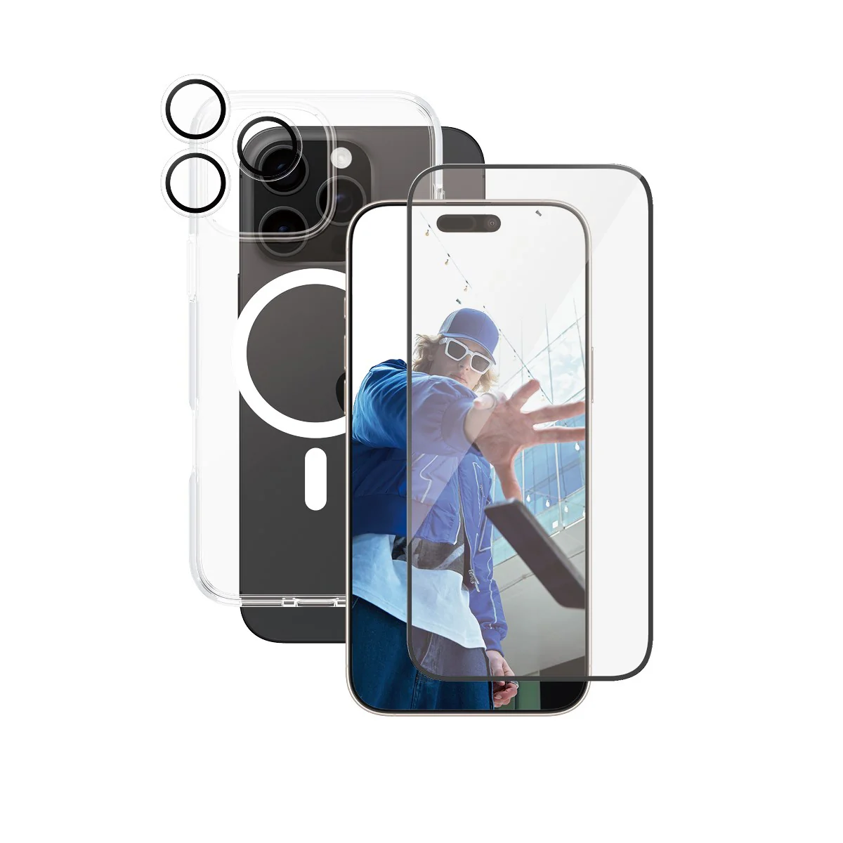 PanzerGlass® | CARE™ by PanzerGlass® 3-in-1 Bundle iPhone 16 Pro Max