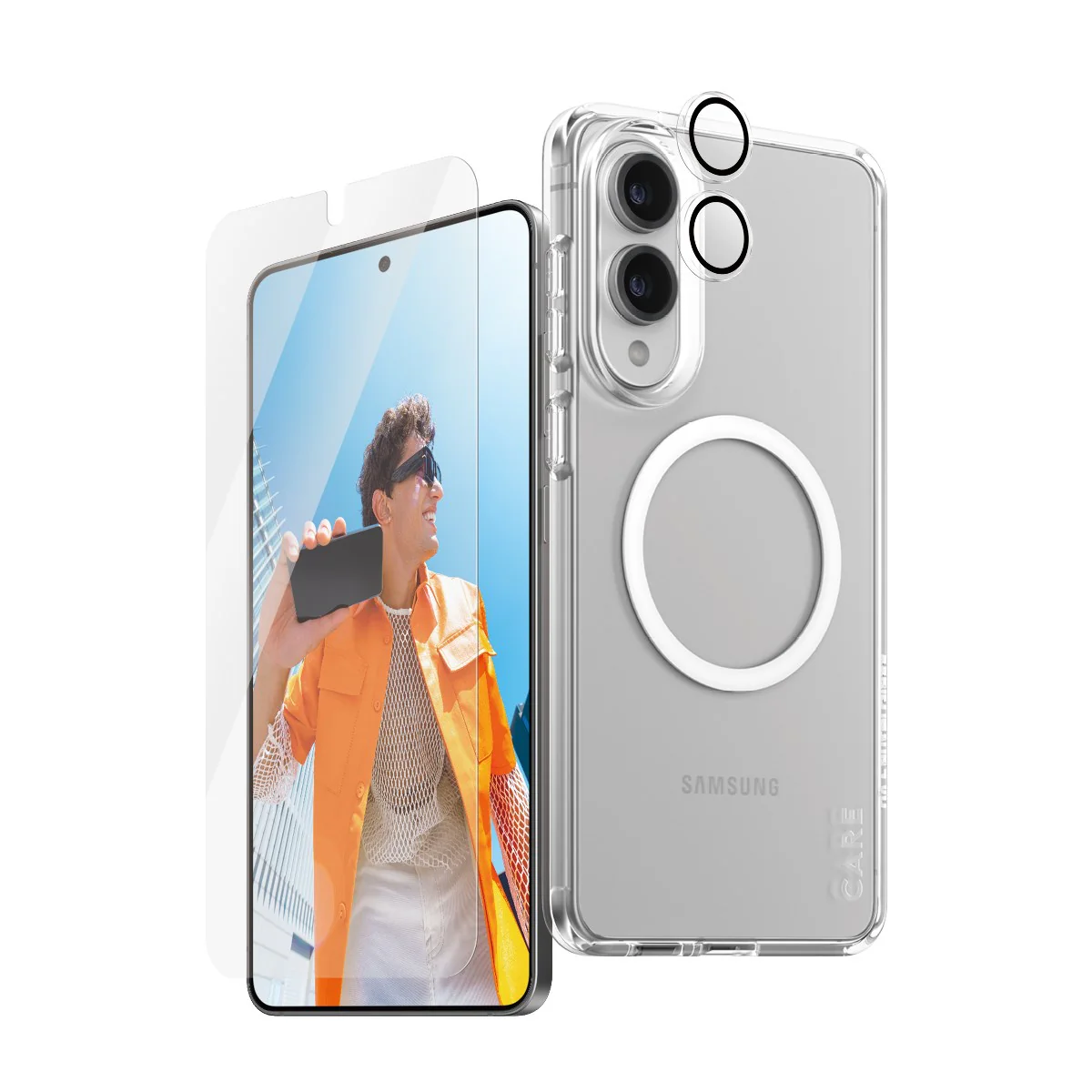 PanzerGlass® | CARE™ by PanzerGlass® 3-in-1 Bundle Samsung S25 Edge