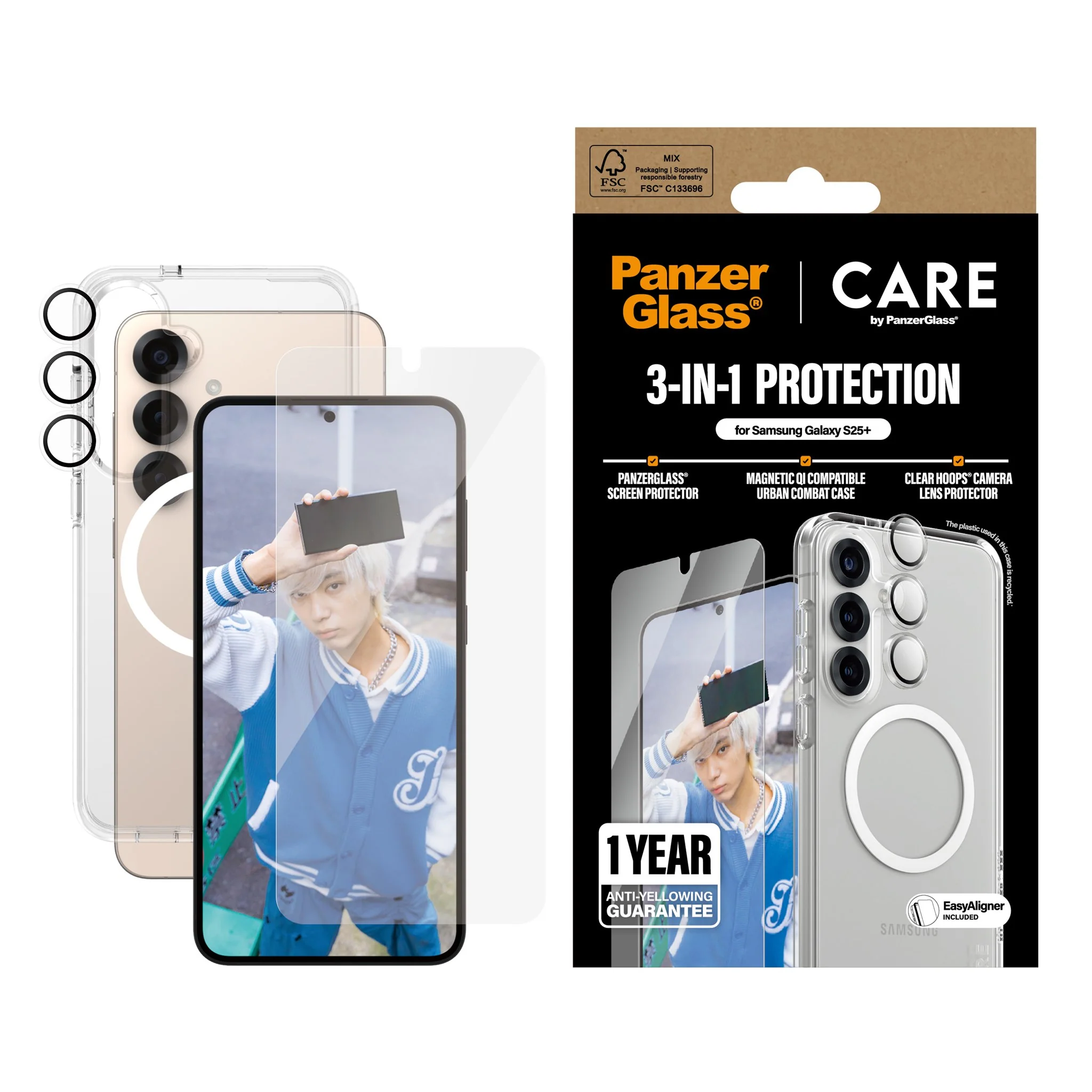 PanzerGlass® | CARE™ by PanzerGlass® 3-in-1 Bundle Samsung Galaxy S25+ - Image 2