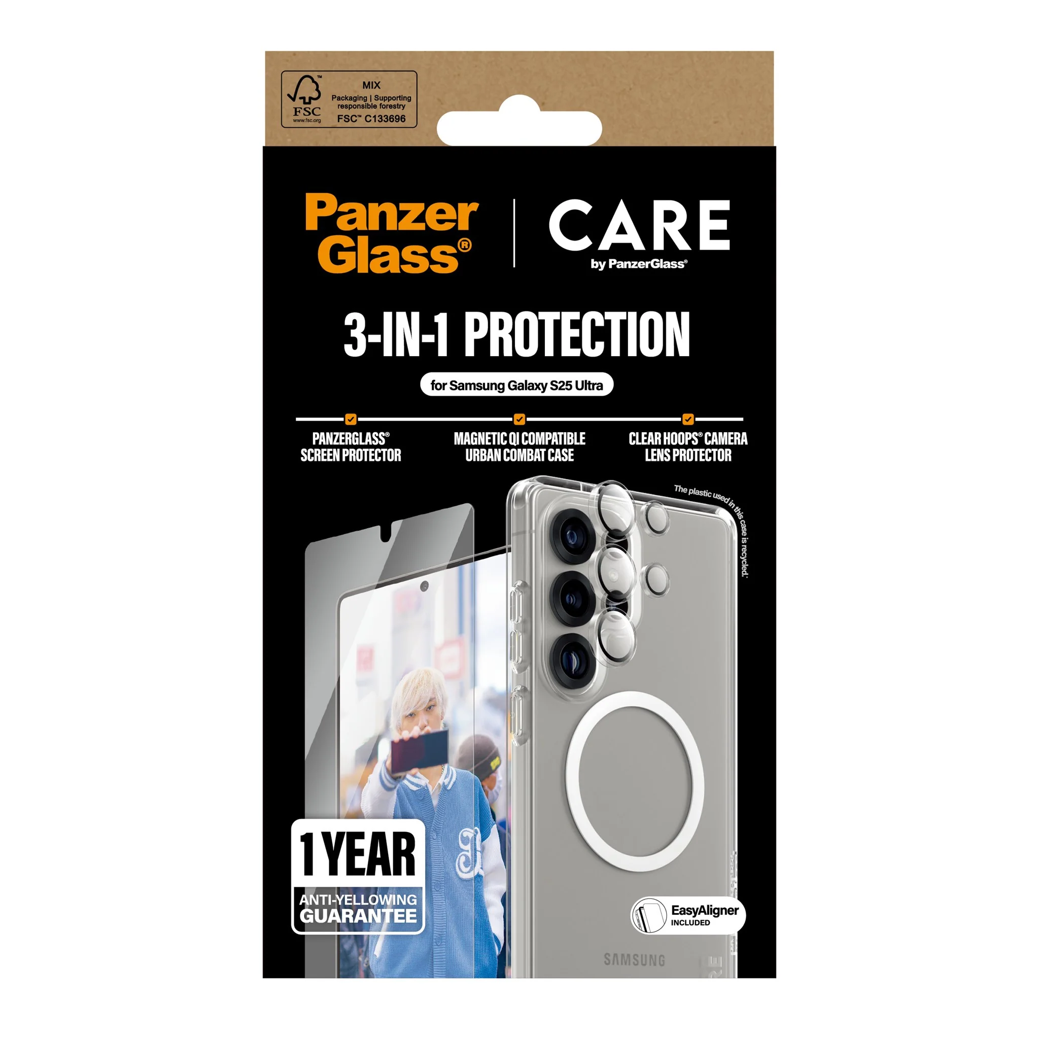 PanzerGlass® | CARE⢠by PanzerGlass® 3-in-1 Bundle Samsung Galaxy S25 Ultra - Image 3