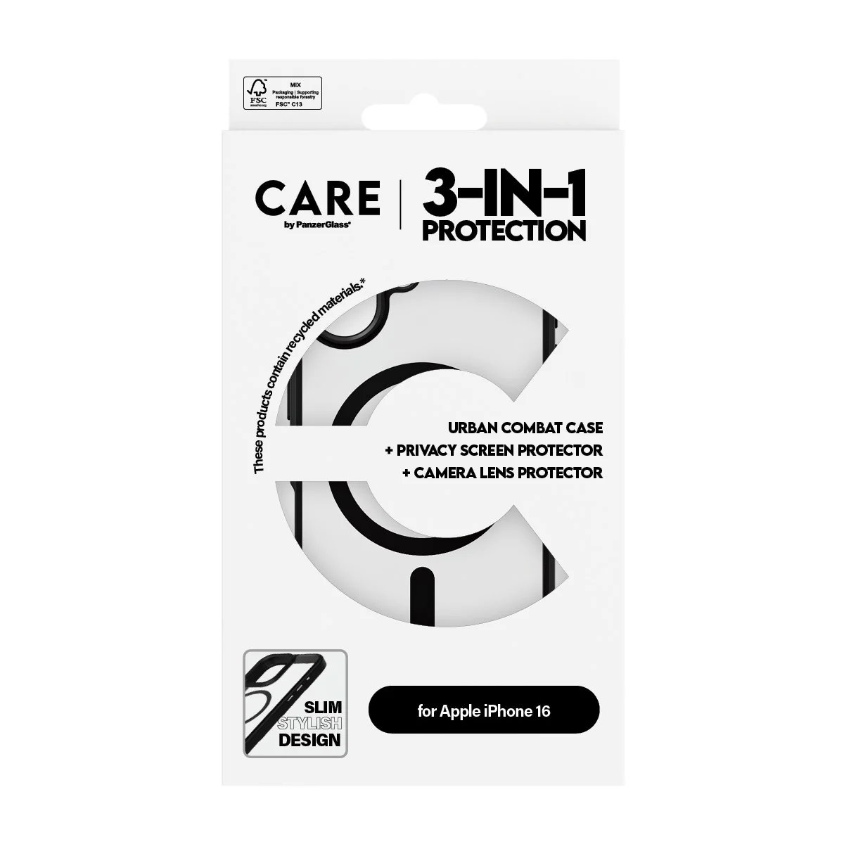 PanzerGlass® | CARE™ by PanzerGlass® 3-in-1 Privacy Bundle iPhone 16 - Image 3