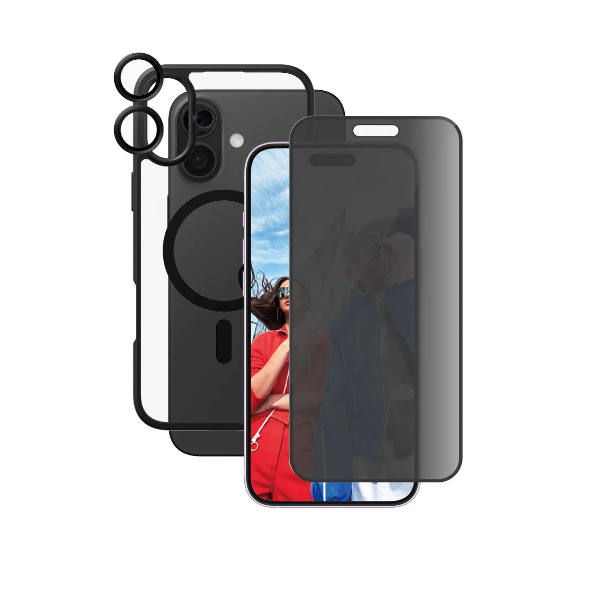 PanzerGlass® | CARE™ by PanzerGlass® 3-in-1 Privacy Bundle iPhone 16 Plus