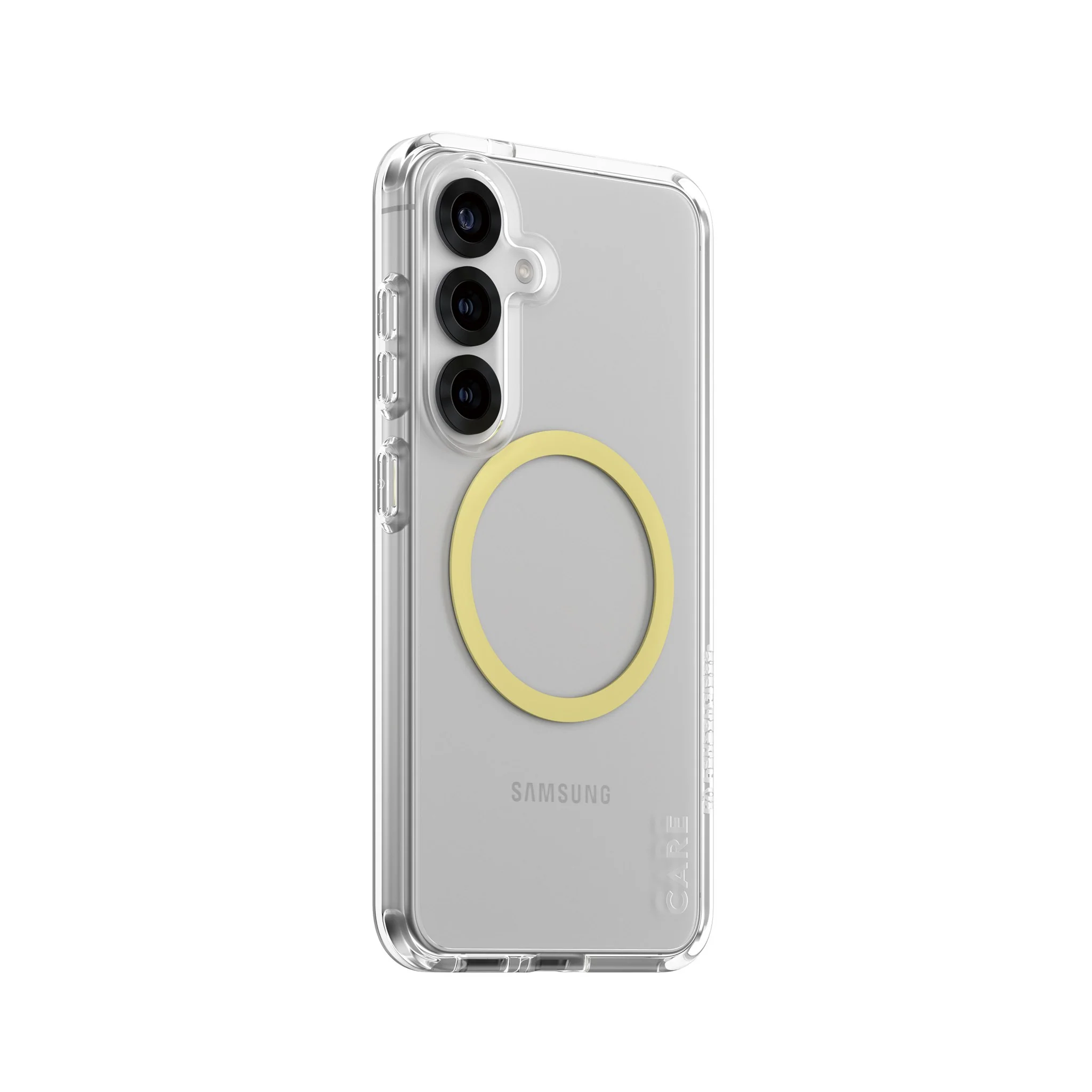 CARE⢠by PanzerGlass® Urban Combat Case Transparent w. Chardonnay Qi Compatible Samsung Galaxy S25