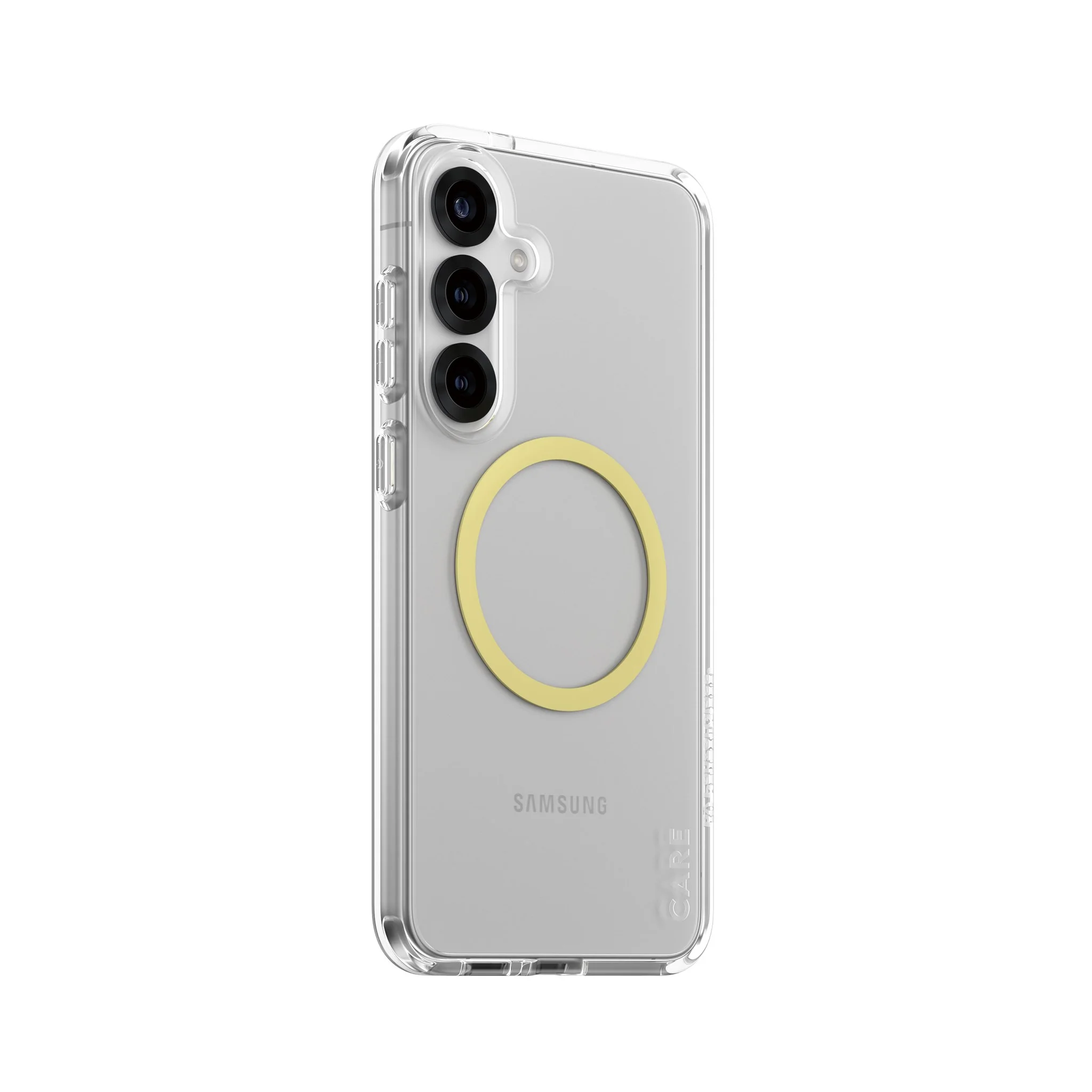 CARE⢠by PanzerGlass® Urban Combat Case Transparent w. Chardonnay Qi Compatible Samsung Galaxy S25+