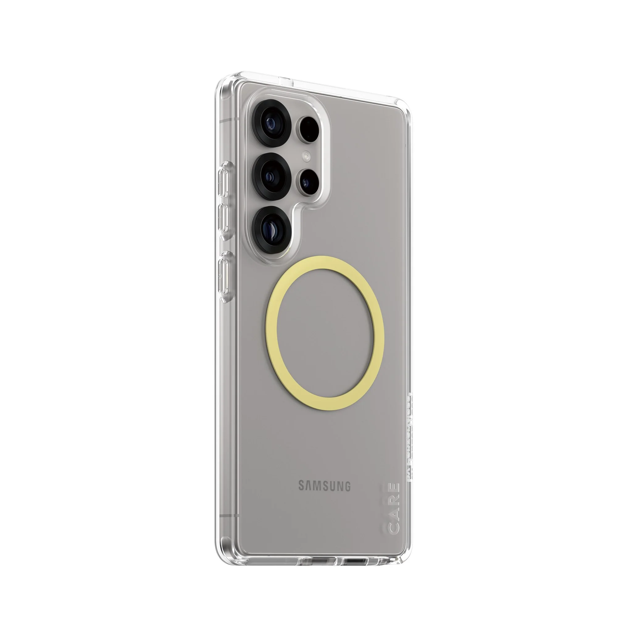 CARE⢠by PanzerGlass® Urban Combat Case Transparent w. Chardonnay Qi Compatible Samsung Galaxy S25 Ultra