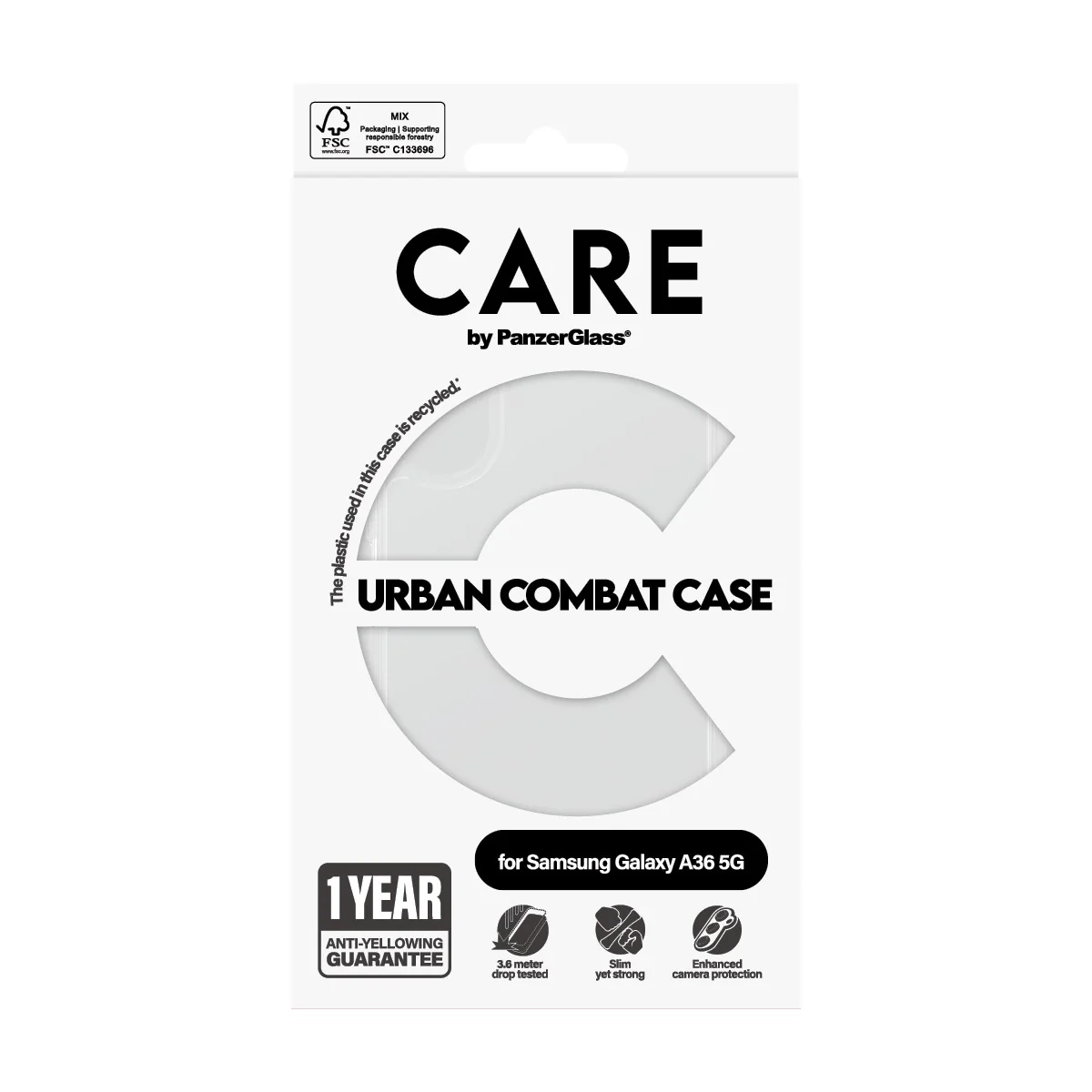 CARE™ by PanzerGlass® Urban Combat Case Transparent Samsung Galaxy A36 5G - Image 3