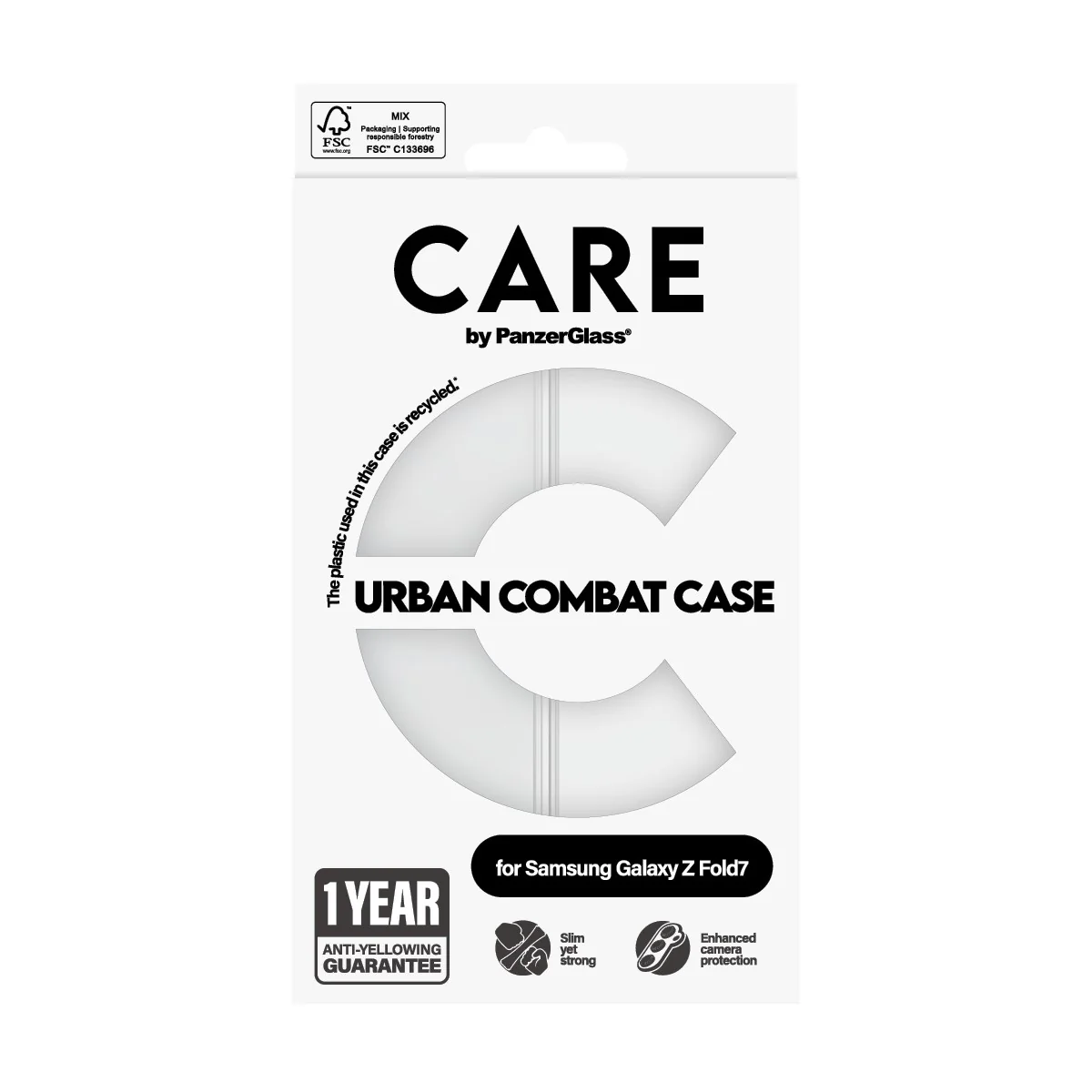 CARE™ by PanzerGlass® Urban Combat Case Transparent Samsung Galaxy Z Fold7 - Image 3