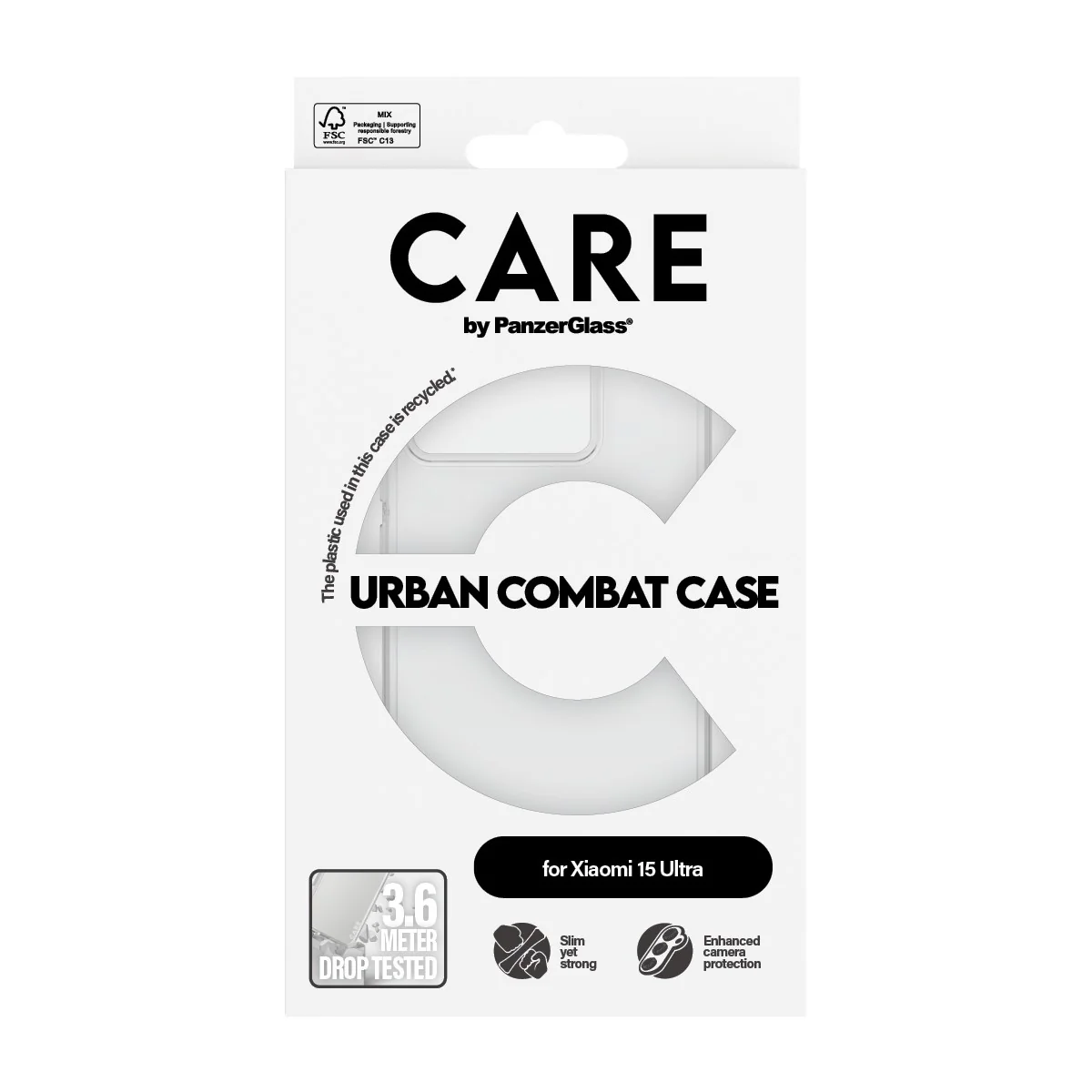 CARE™ by PanzerGlass® Urban Combat Case Transparent Xiaomi 15 Ultra - Image 3