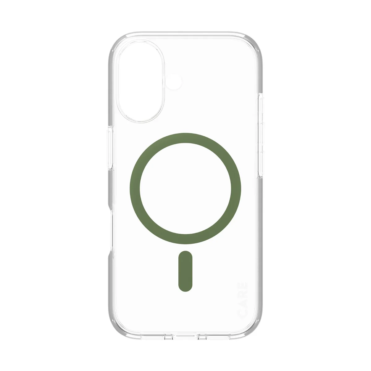 CARE™ by PanzerGlass® Urban Combat Case Transparent w. Green MagSafe iPhone 16 - Image 4