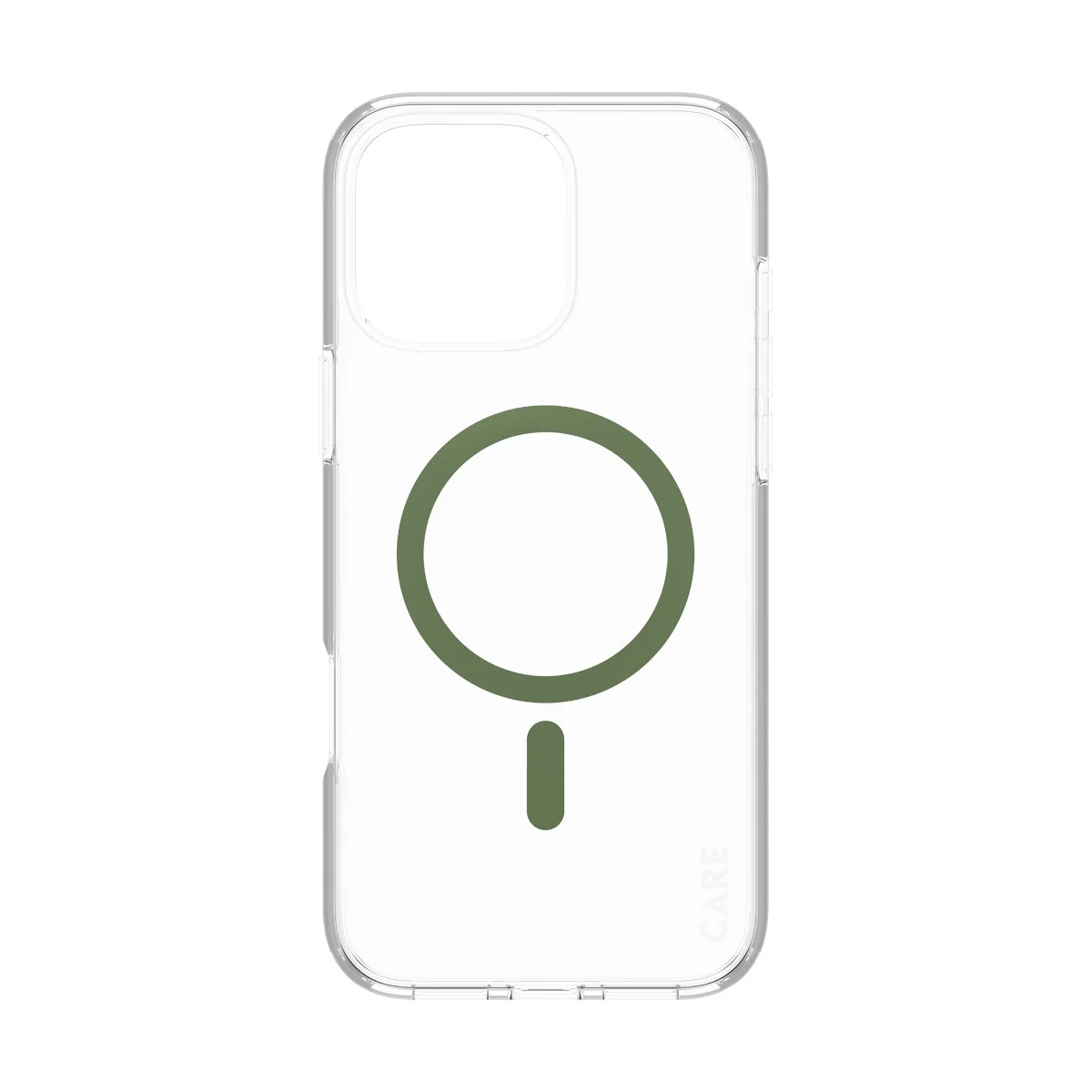 CARE™ by PanzerGlass® Urban Combat Case Transparent w. Green MagSafe iPhone 16 Pro Max - Image 4