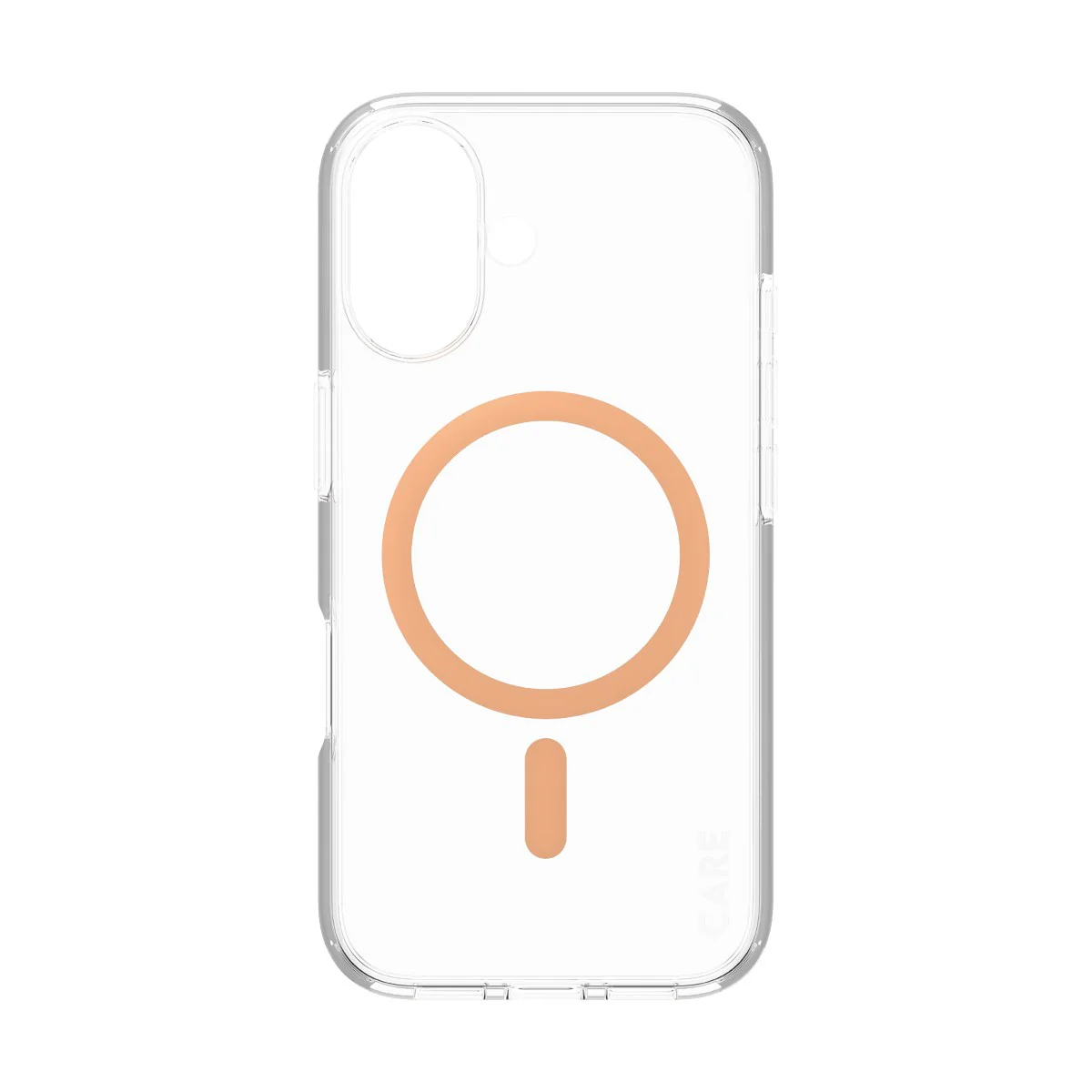 CARE™ by PanzerGlass® Urban Combat Case Transparent w. Peachy MagSafe iPhone 16 - Image 4