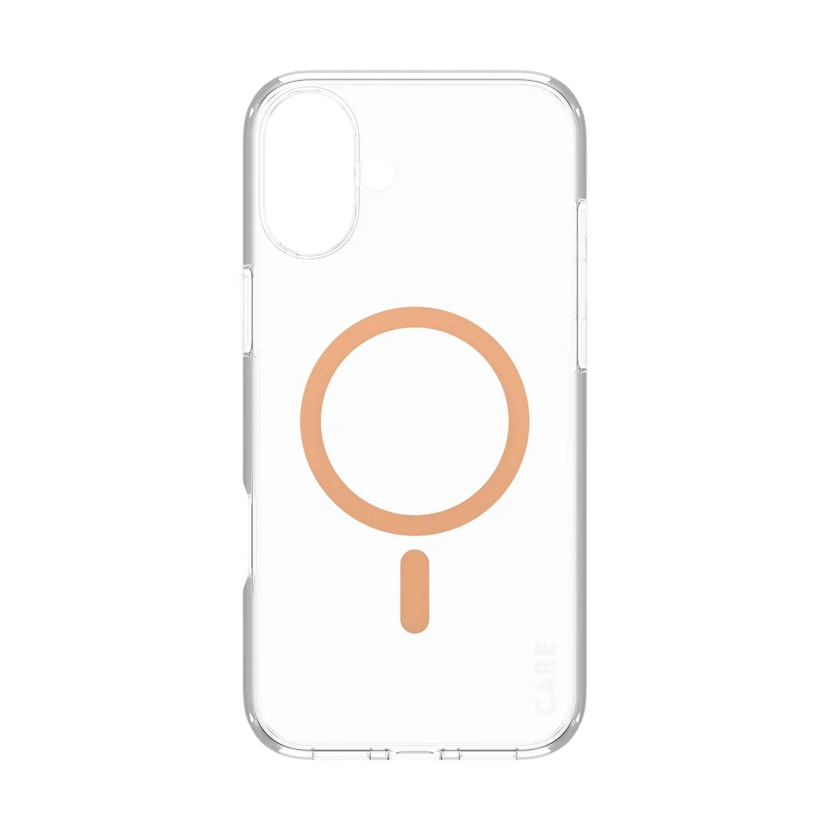 CARE™ by PanzerGlass® Urban Combat Case Transparent w. Peachy MagSafe iPhone 16 Plus - Image 4