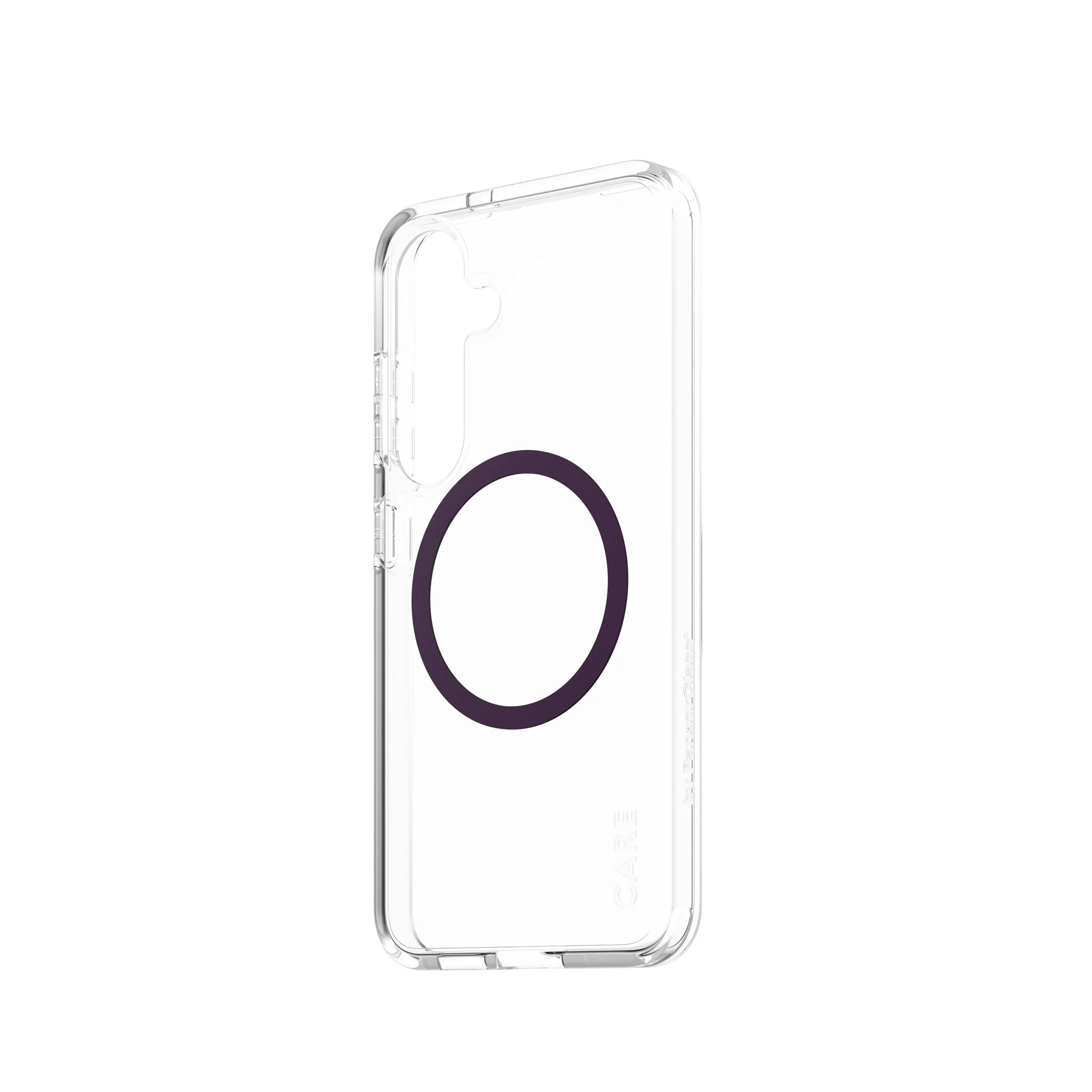 CARE⢠by PanzerGlass® Urban Combat Case Transparent w. Plum Purple Qi Compatible Samsung Galaxy S25 - Image 4
