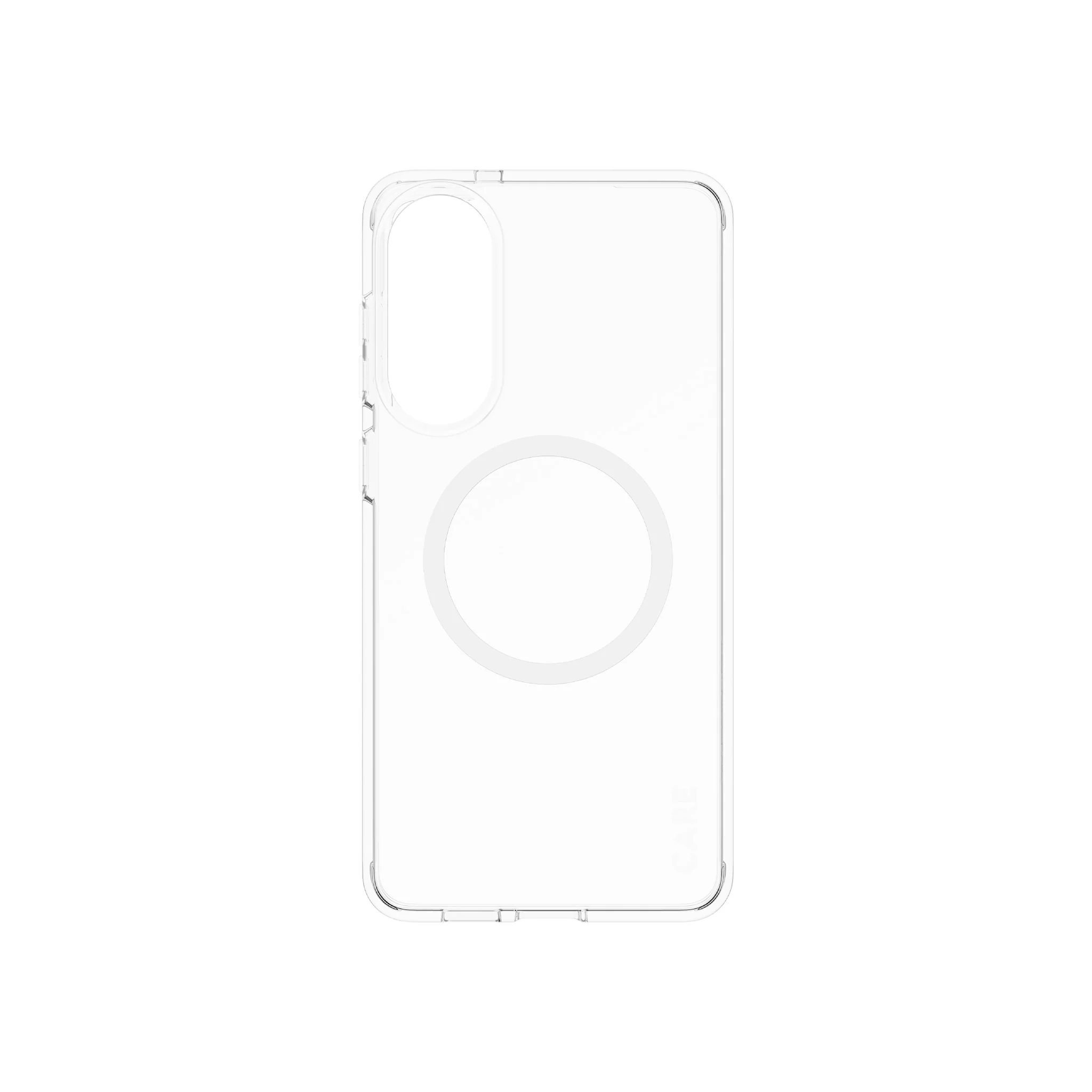 CARE™ by PanzerGlass® Urban Combat Case Transparent w. White Qi Compatible Samsung S25 Edge - Image 4