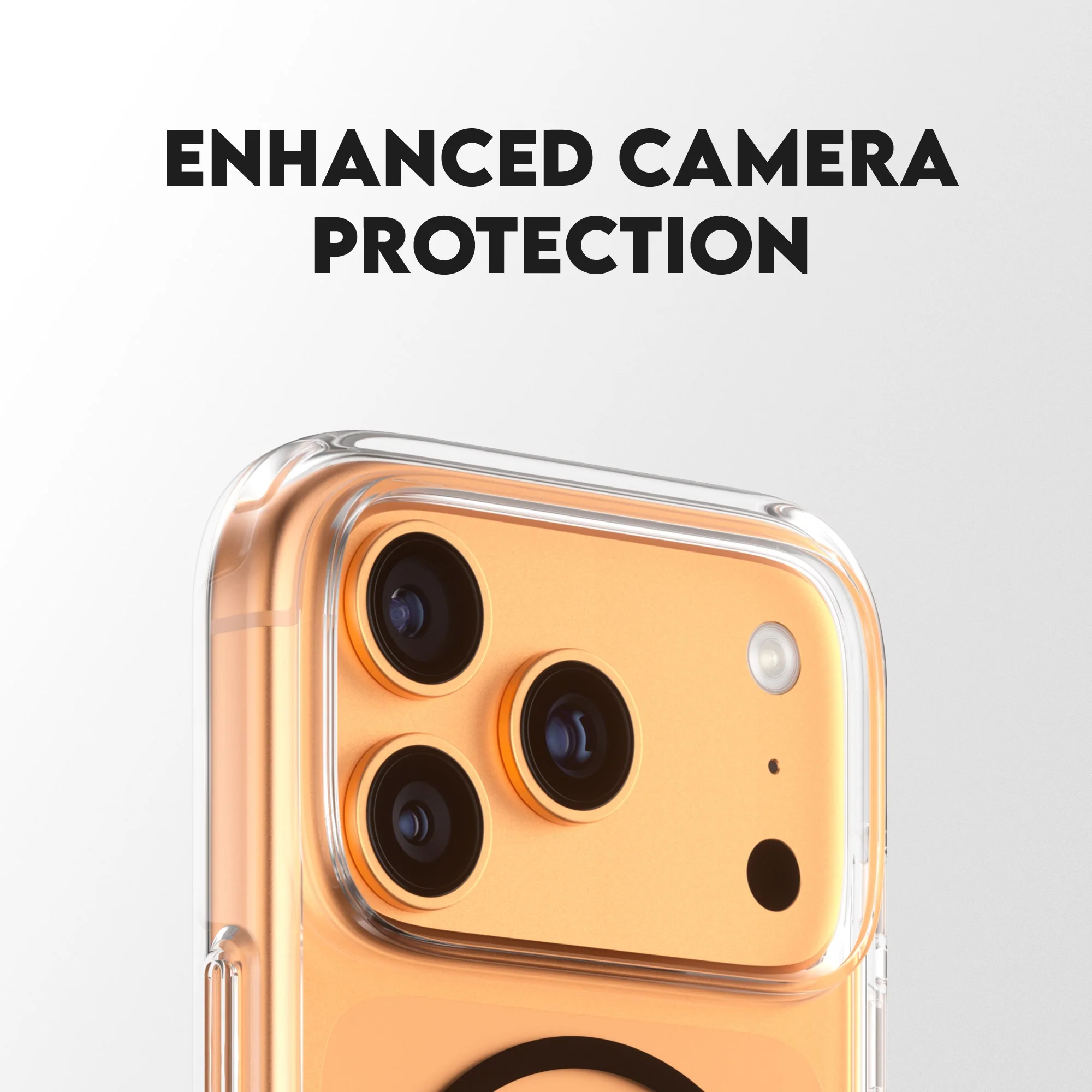 CARE™ by PanzerGlass® Urban Explorer Case Transparent w. Black MagSafe iPhone 17 Pro - Image 8