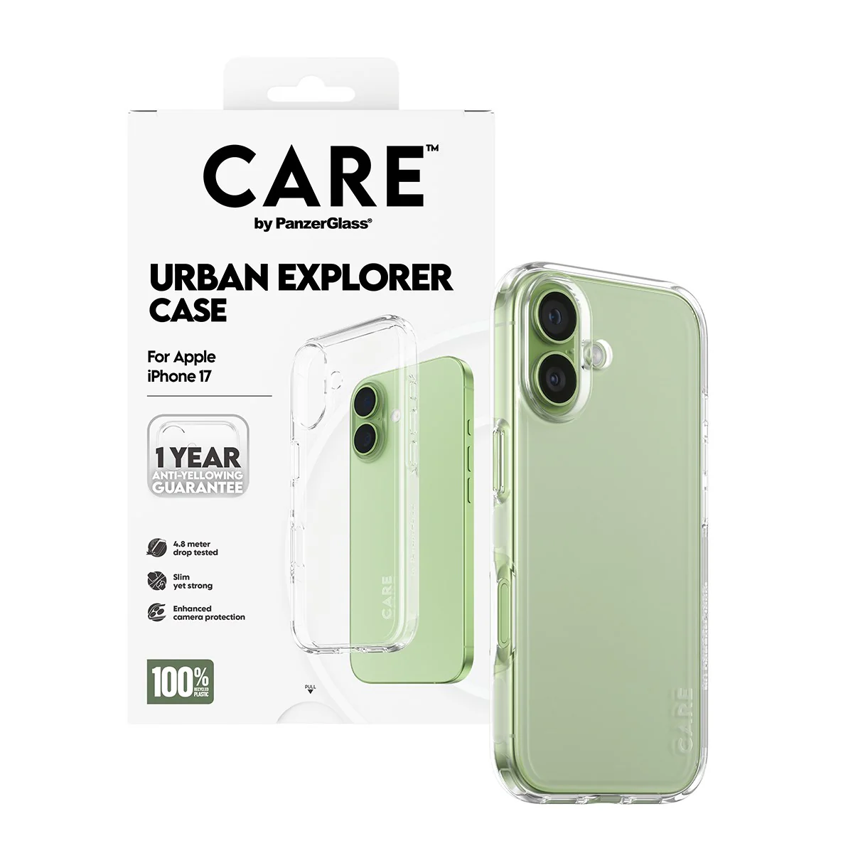 CARE™ by PanzerGlass® Urban Explorer Case Transparent iPhone 17 - Image 5
