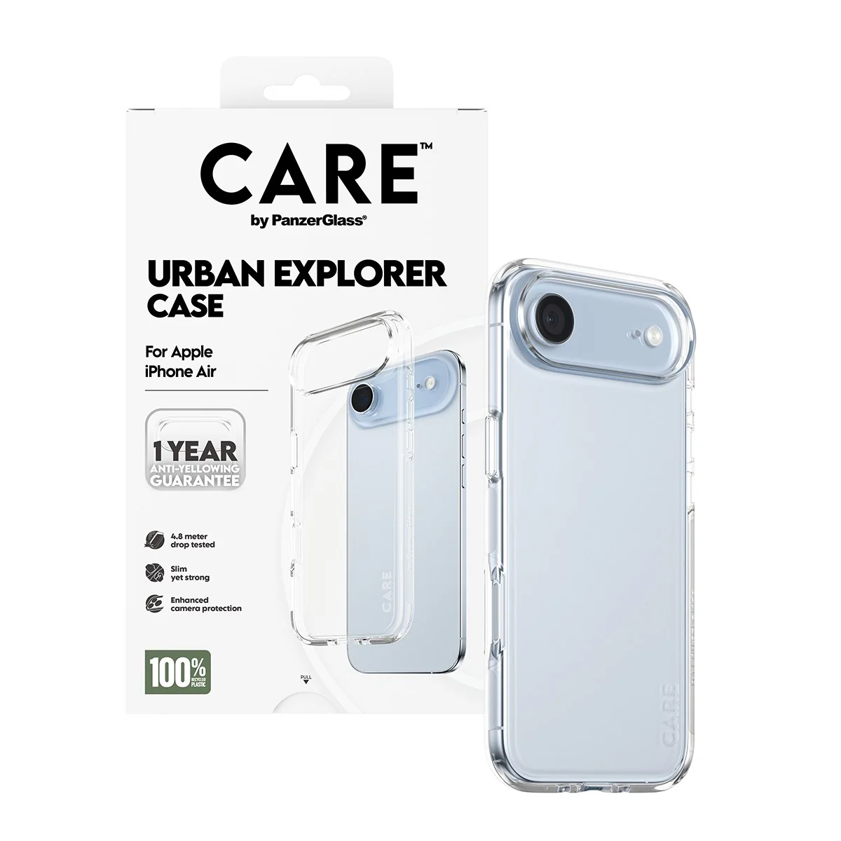 CARE™ by PanzerGlass® Urban Explorer Case Transparent iPhone Air - Image 5