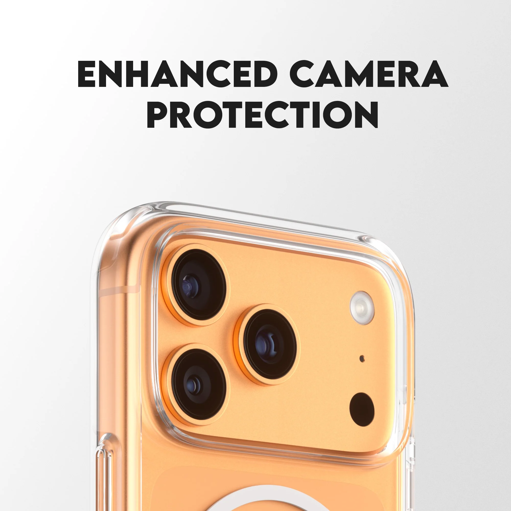 CARE™ by PanzerGlass® Urban Explorer Case Transparent w. White MagSafe iPhone 17 Pro - Image 8