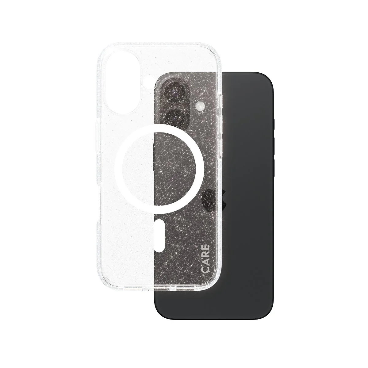 CARE⢠by PanzerGlass® Star Lit Case w. White MagSafe iPhone 16