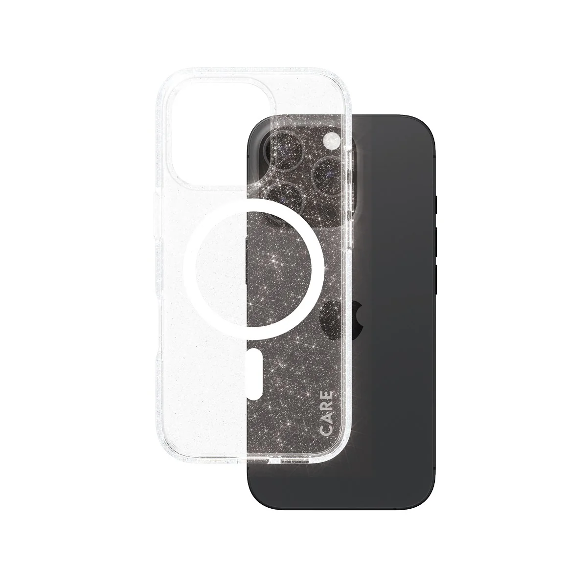 CARE⢠by PanzerGlass® Star Lit Case w. White MagSafe iPhone 16 Pro