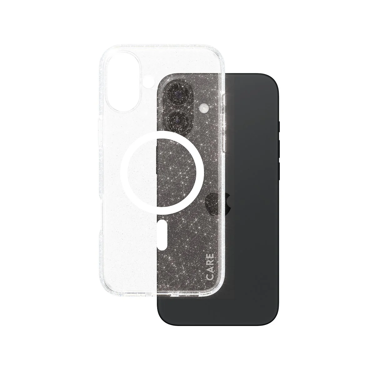 CARE⢠by PanzerGlass® Star Lit Case w. White MagSafe iPhone 16 Plus