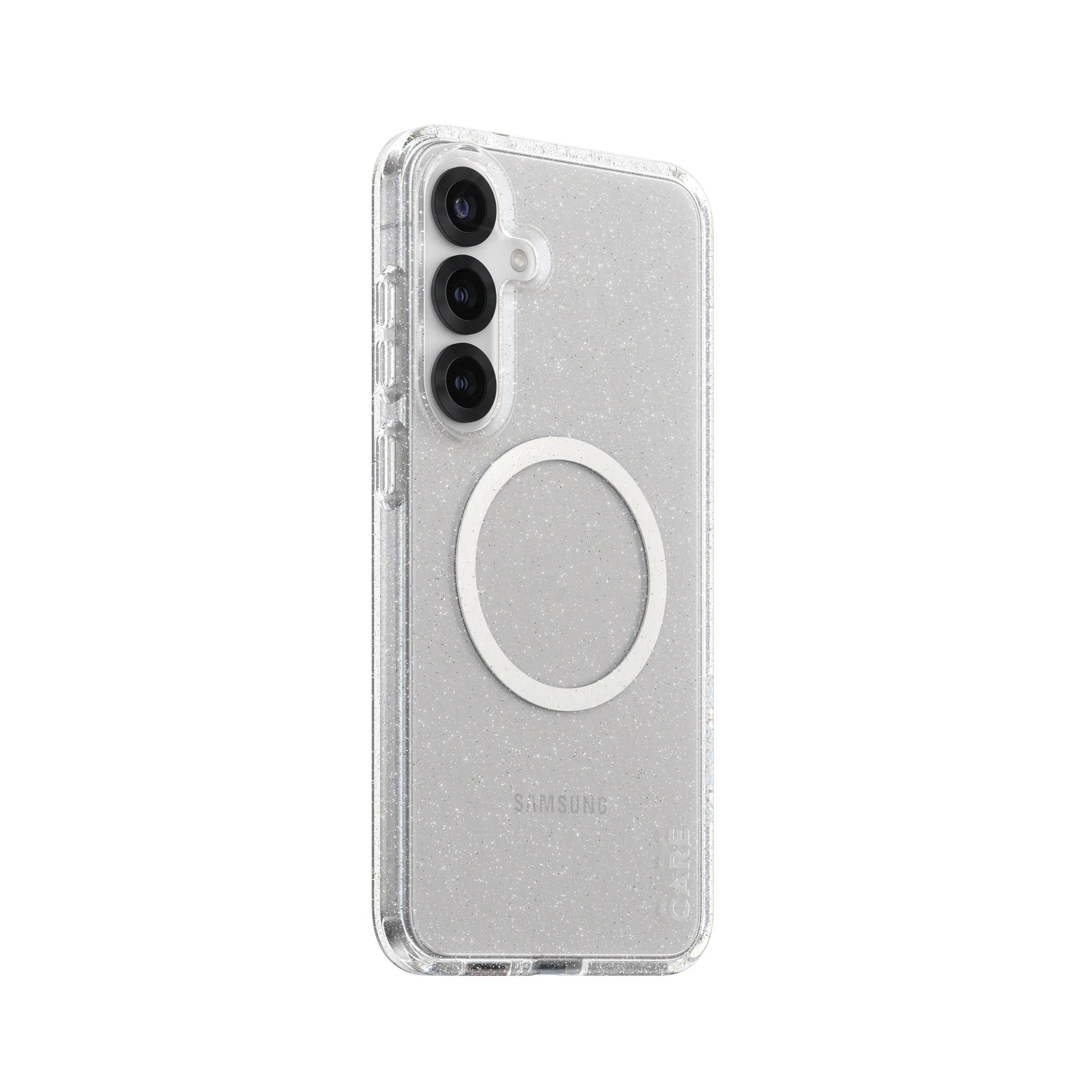 CARE™ by PanzerGlass® Star Lit Case w. White Qi Compatible Samsung Galaxy S25+