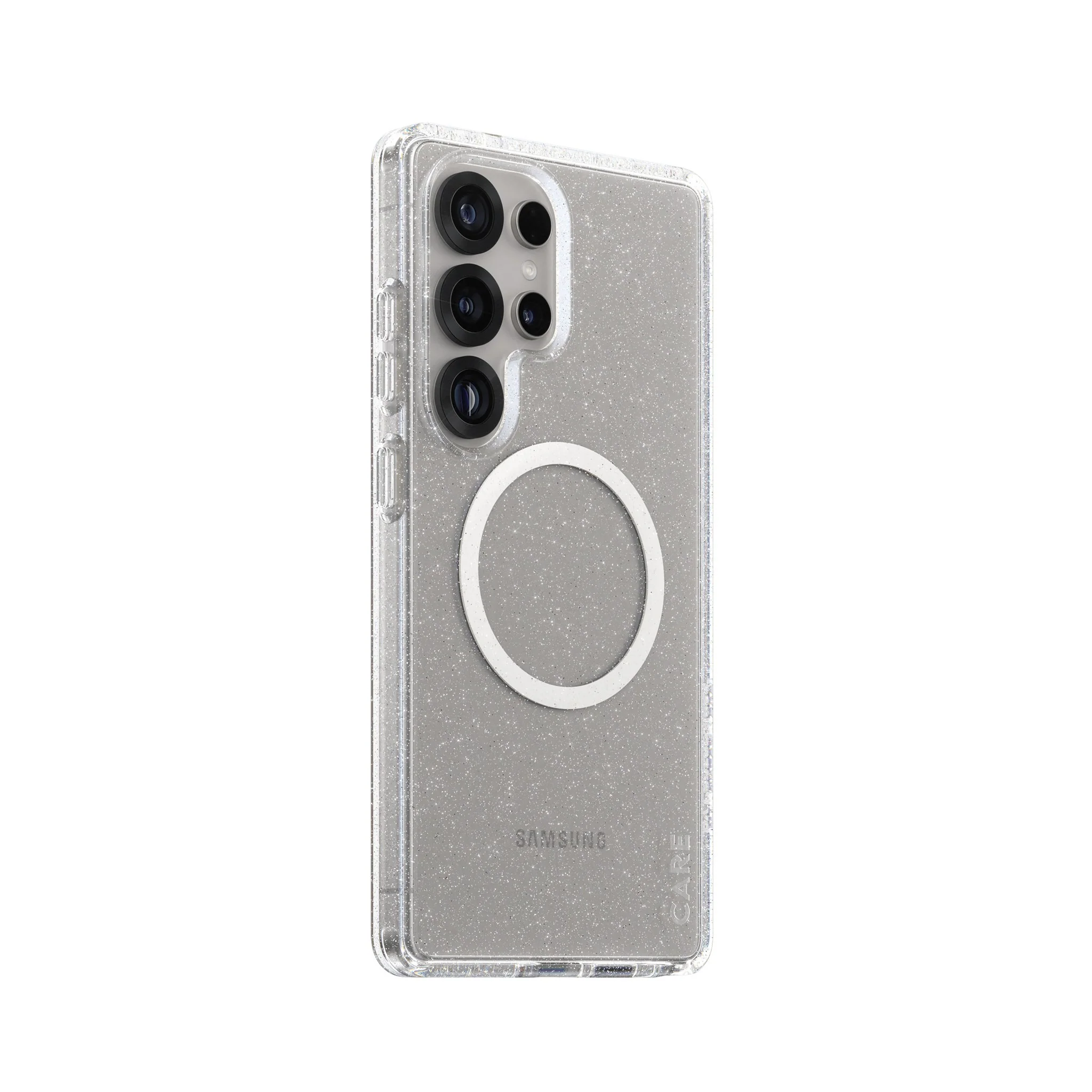 CARE⢠by PanzerGlass® Star Lit Case w. White Qi Compatible Samsung Galaxy S25 Ultra