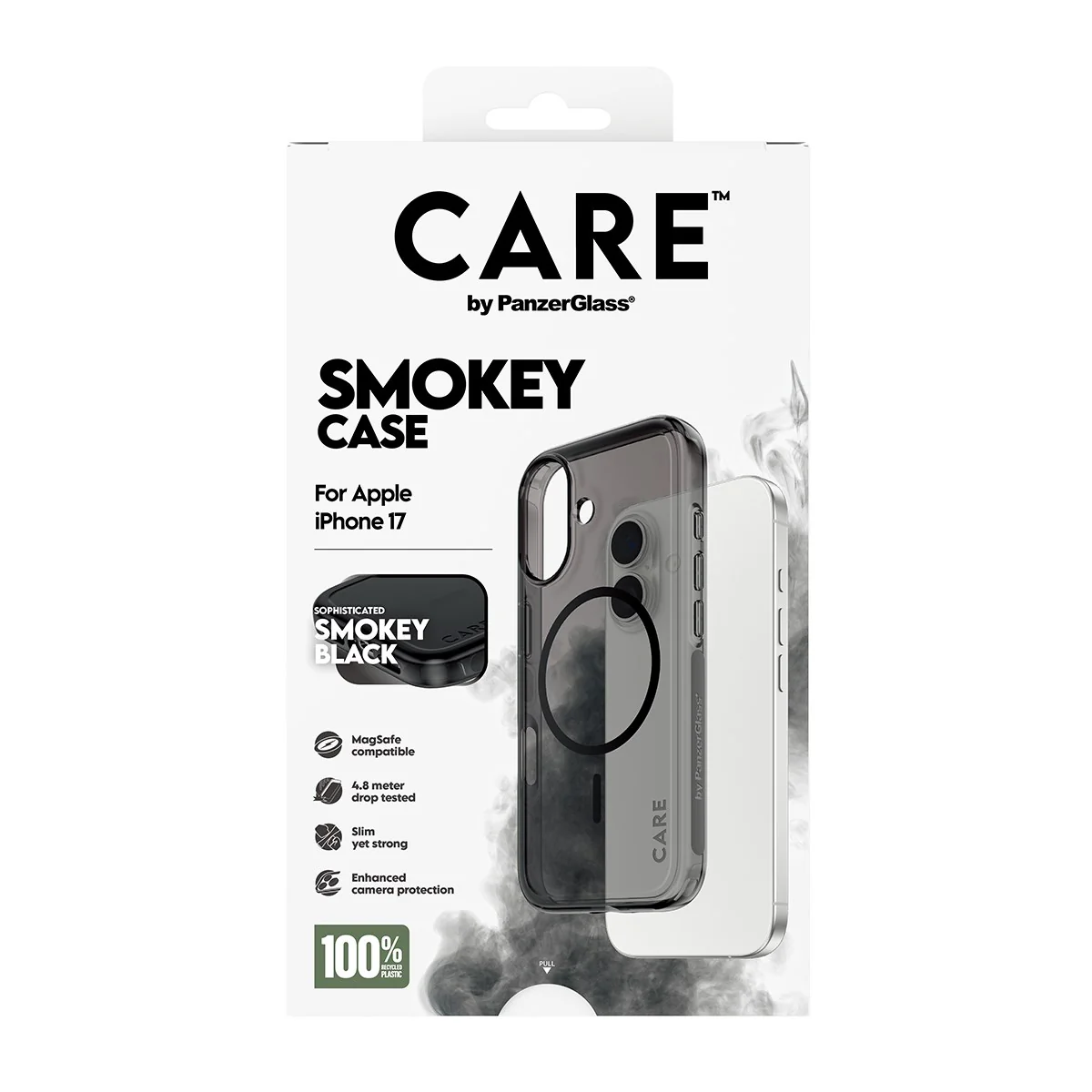 CARE⢠by PanzerGlass® Smokey Case w. Black MagSafe iPhone 17 - Image 3