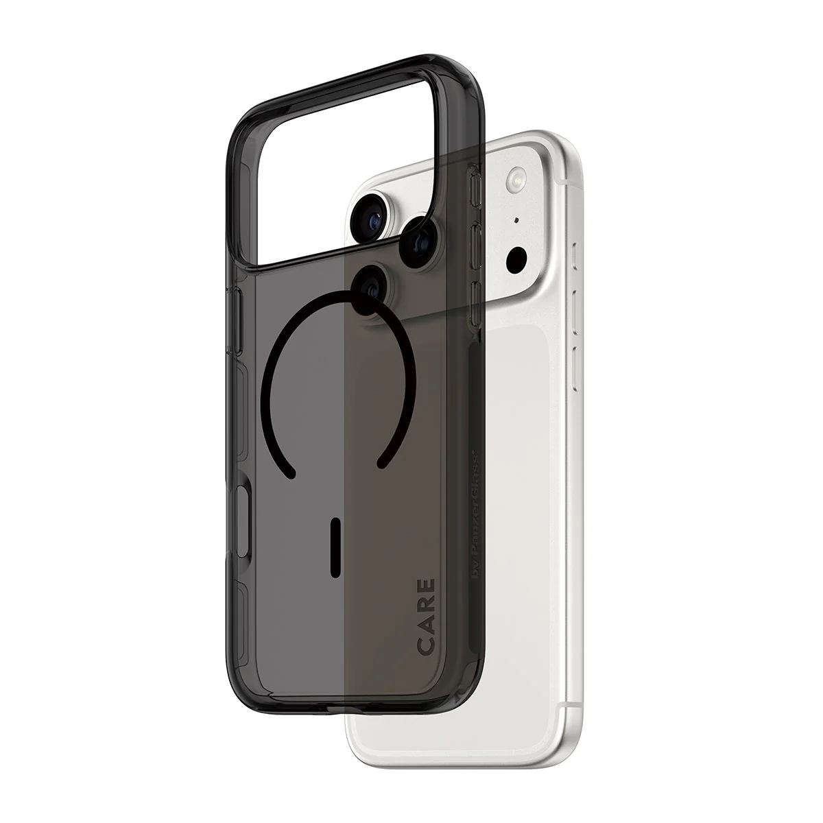 CARE⢠by PanzerGlass® Smokey Case w. Black MagSafe iPhone 17 Pro Max
