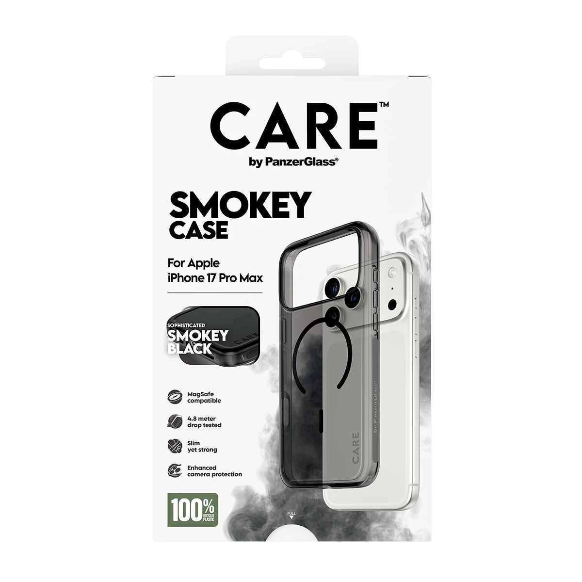 CARE⢠by PanzerGlass® Smokey Case w. Black MagSafe iPhone 17 Pro Max - Image 3