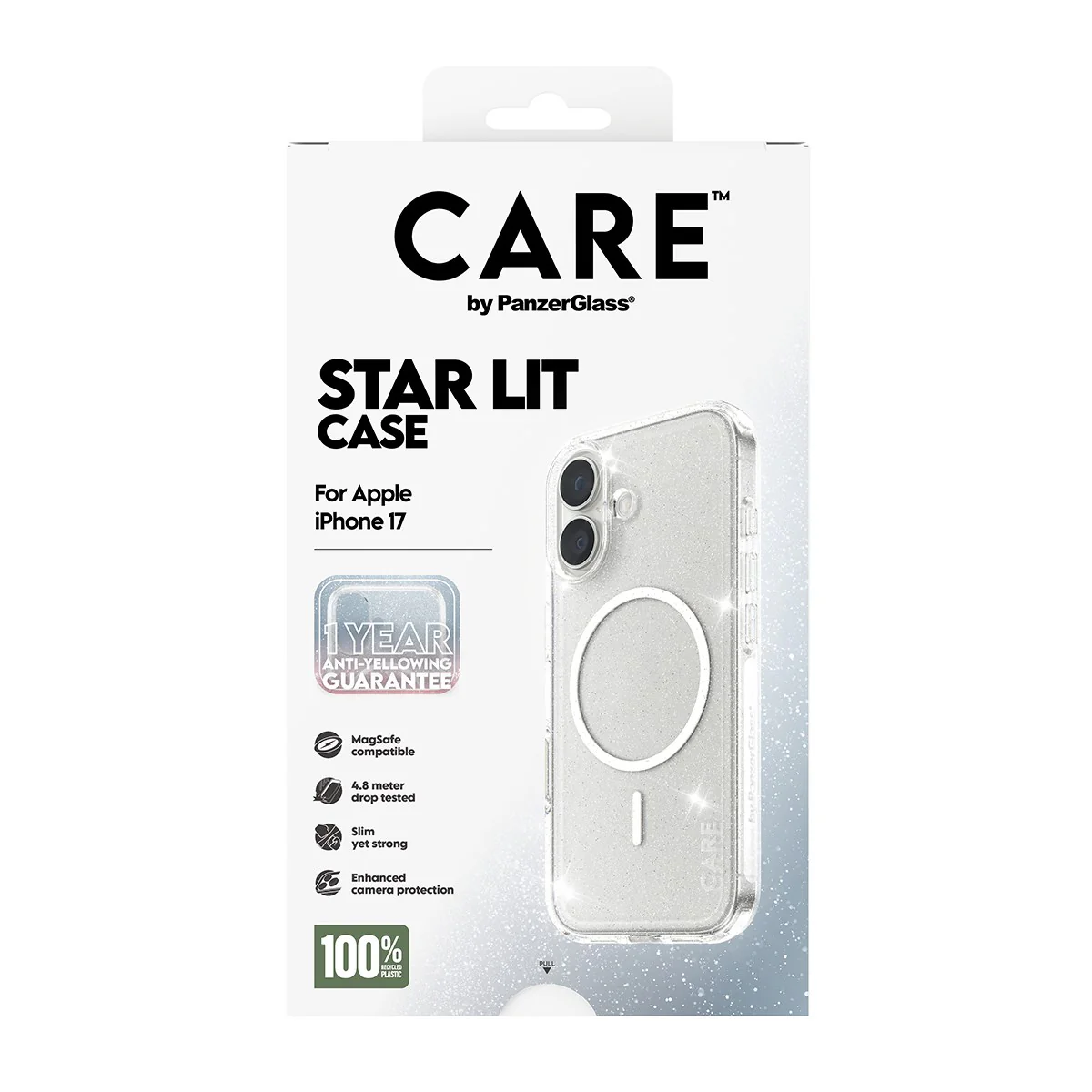 CARE⢠by PanzerGlass® Star Lit Case w. White MagSafe iPhone 17 - Image 3