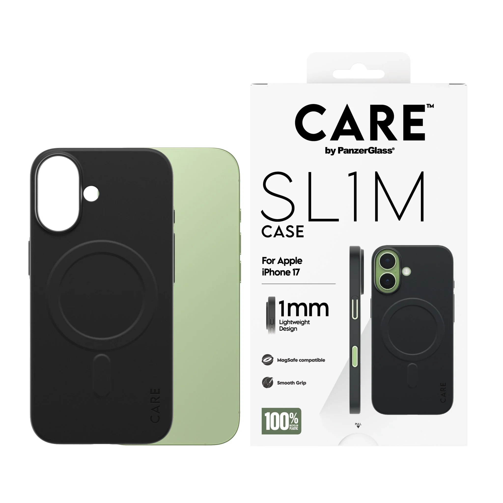 CARE⢠by PanzerGlass® SL1M Case Black w. MagSafe iPhone 17 - Image 2