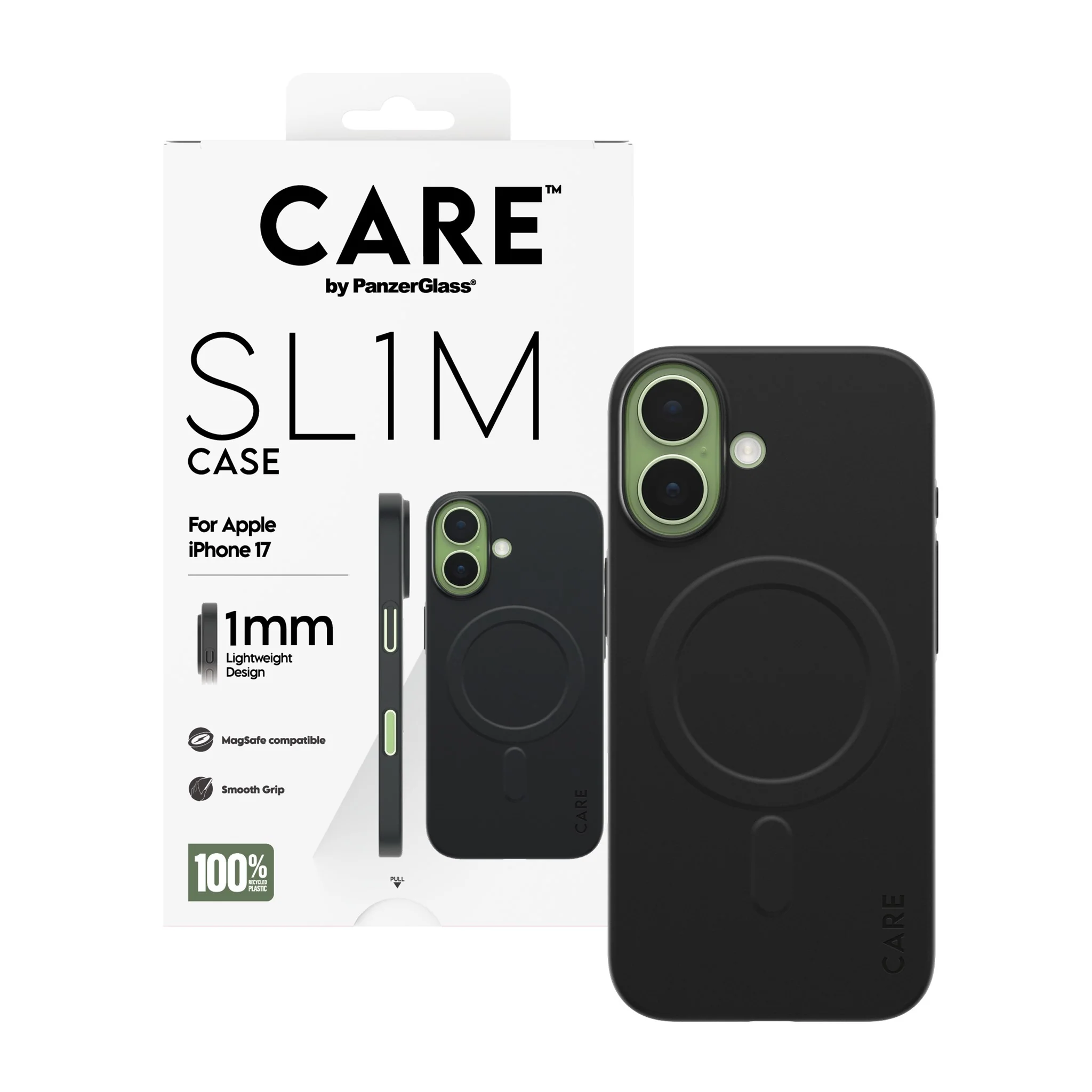 CARE⢠by PanzerGlass® SL1M Case Black w. MagSafe iPhone 17 - Image 5