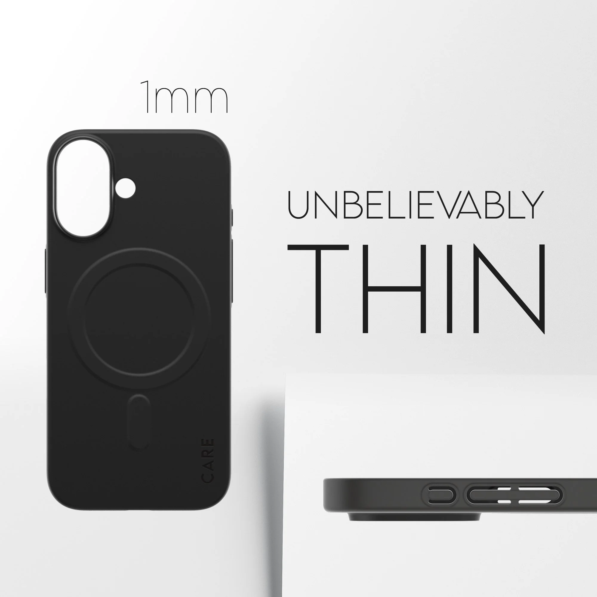 CARE⢠by PanzerGlass® SL1M Case Black w. MagSafe iPhone 17 - Image 8