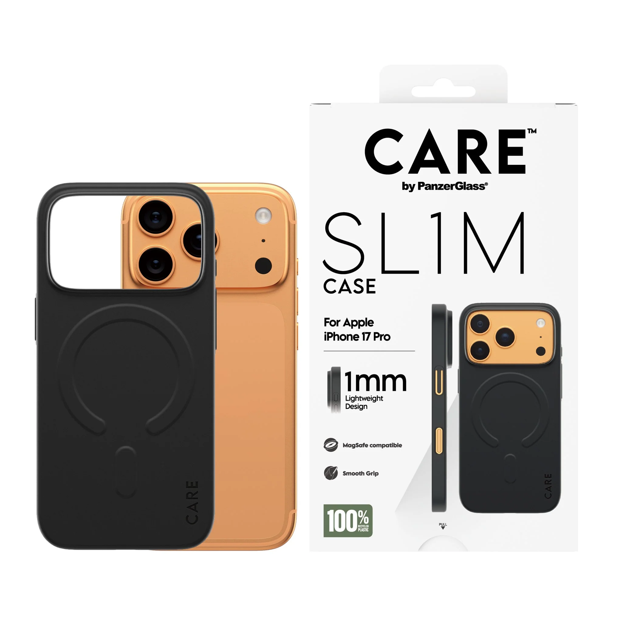 CARE⢠by PanzerGlass® SL1M Case Black w. MagSafe iPhone 17 Pro - Image 2
