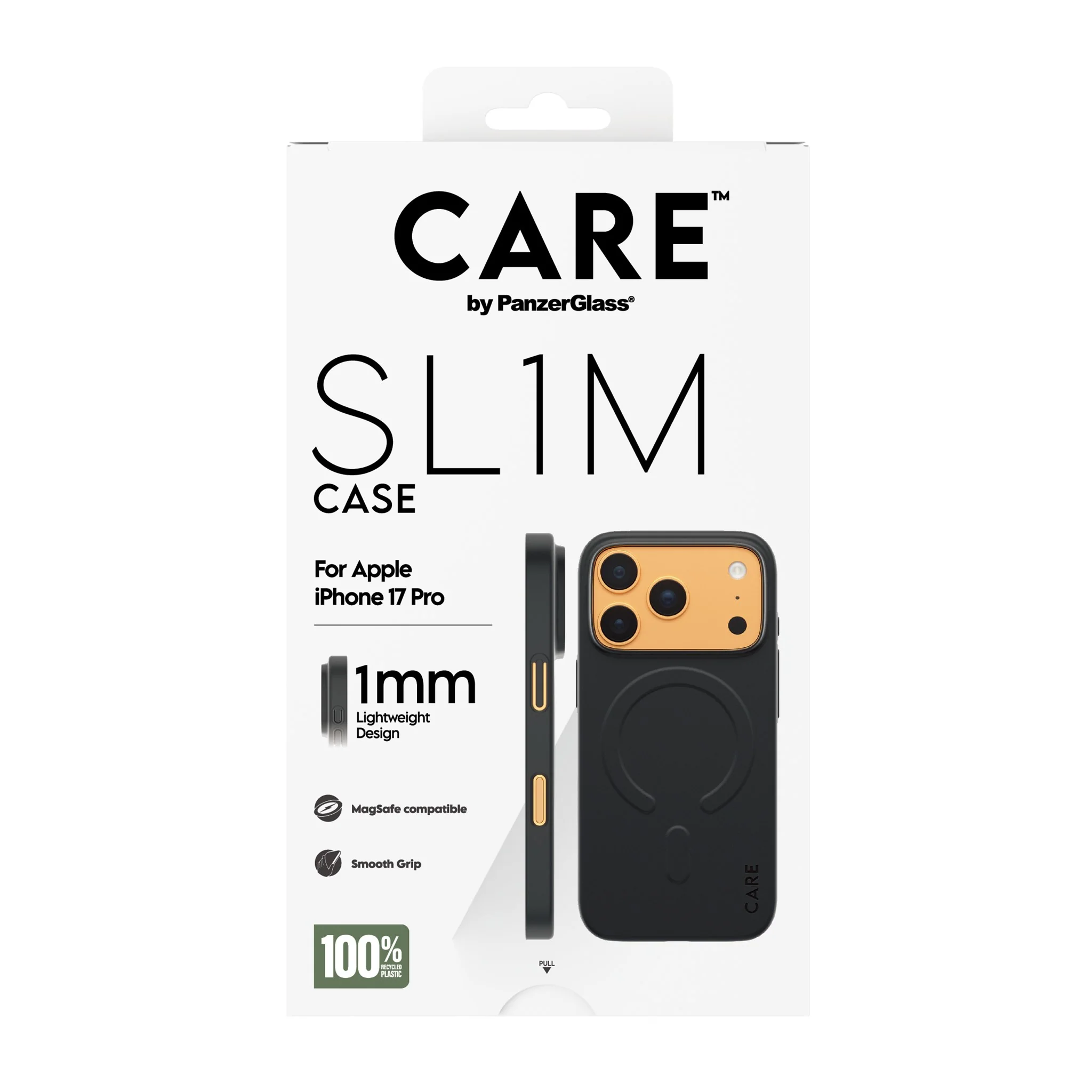 CARE⢠by PanzerGlass® SL1M Case Black w. MagSafe iPhone 17 Pro - Image 3