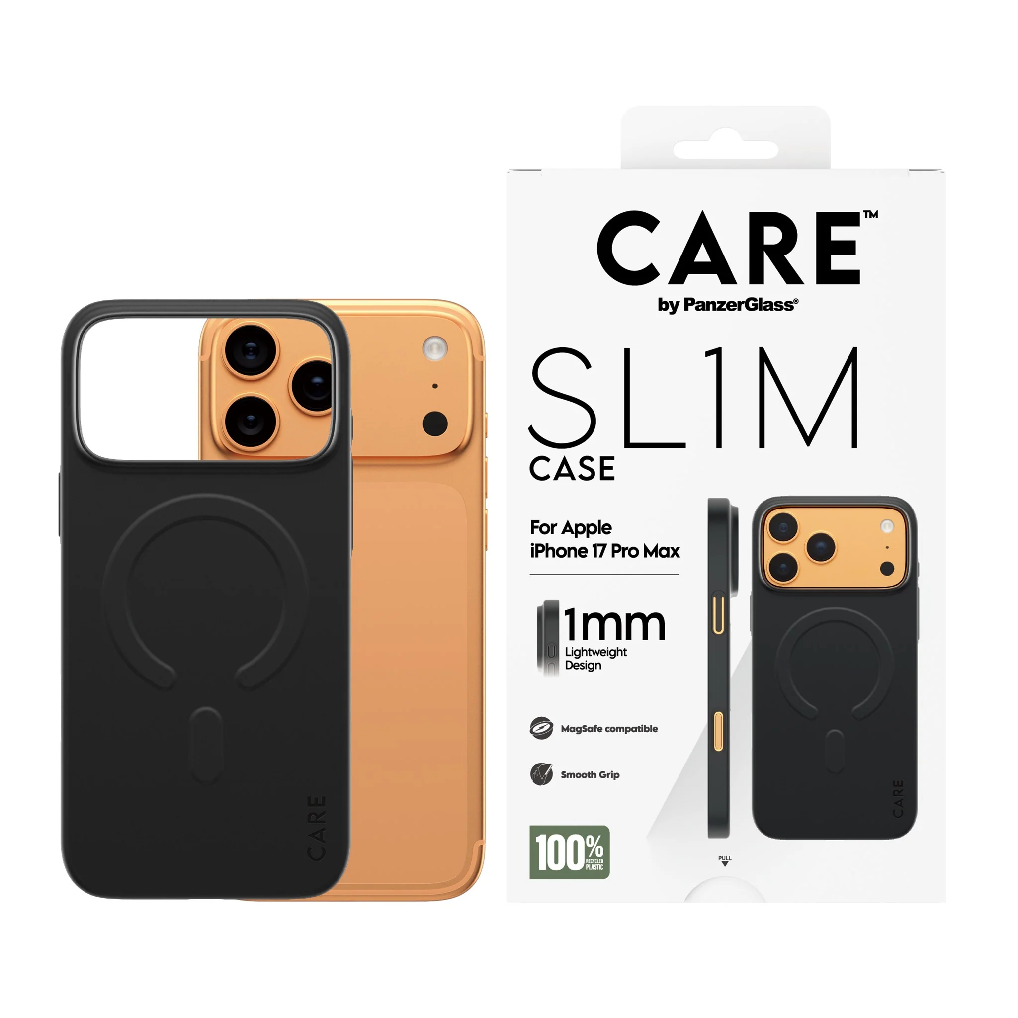 CARE⢠by PanzerGlass® SL1M Case Black w. MagSafe iPhone 17 Pro Max - Image 2