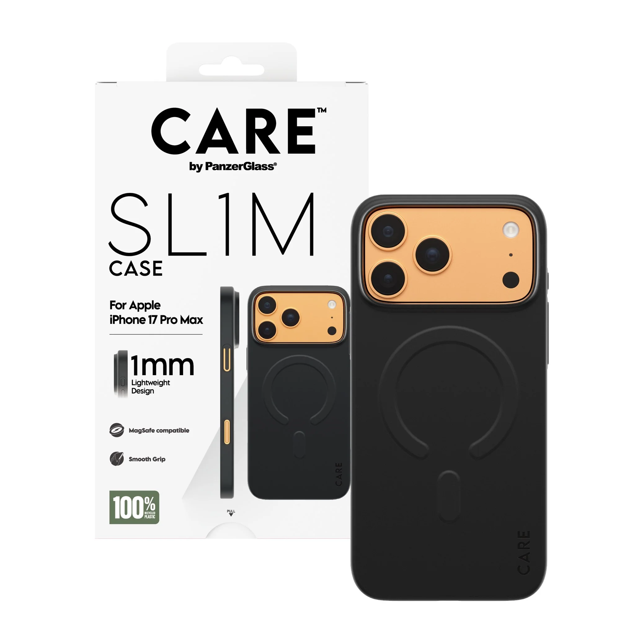 CARE⢠by PanzerGlass® SL1M Case Black w. MagSafe iPhone 17 Pro Max - Image 5