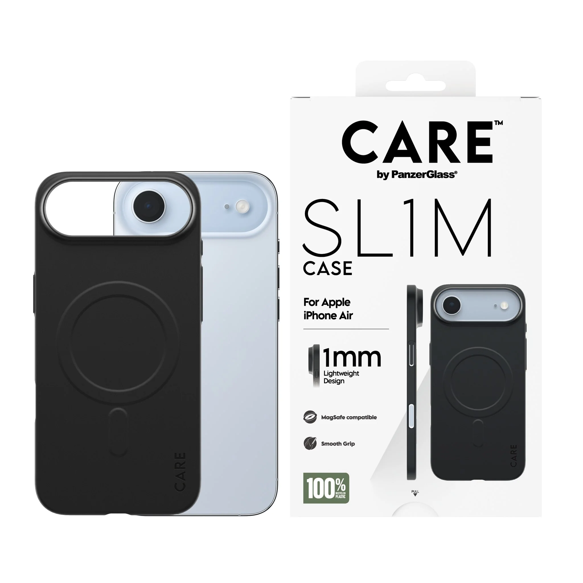 CARE™ by PanzerGlass® SL1M Case Black w. MagSafe iPhone Air - Image 2
