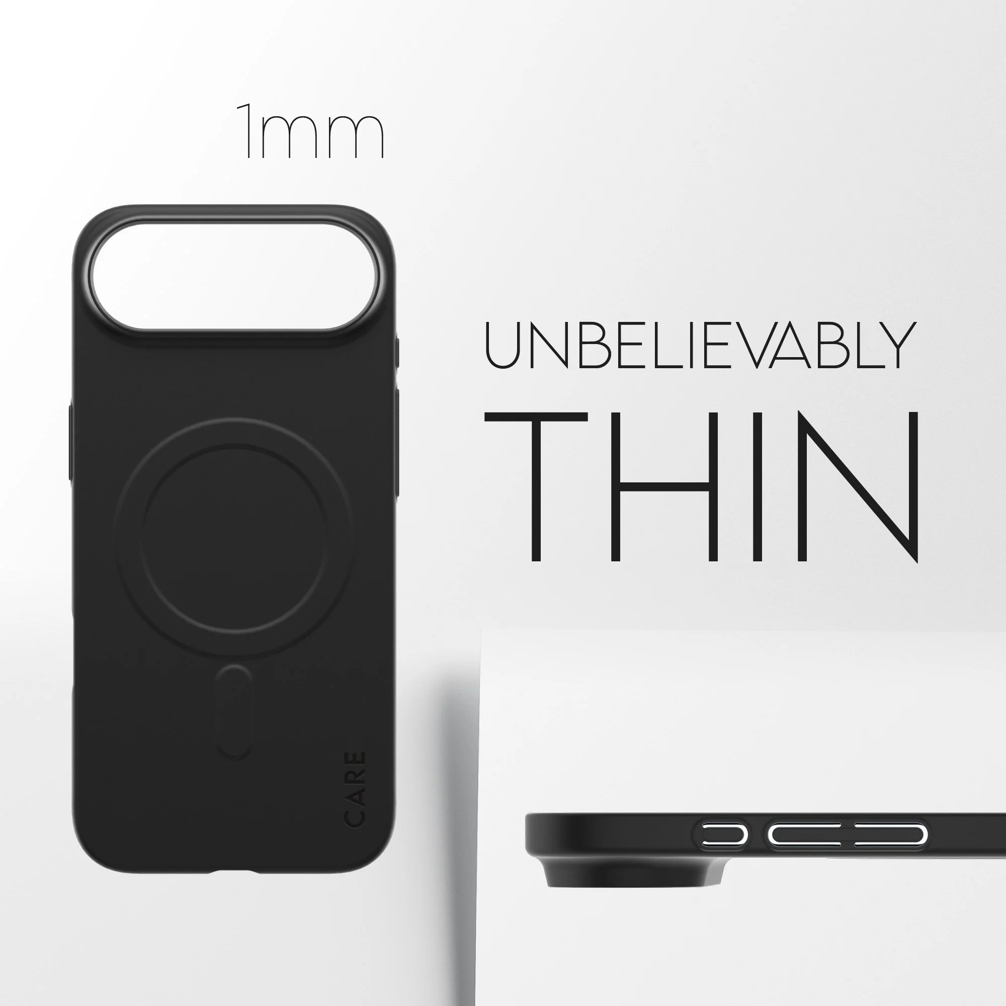 CARE™ by PanzerGlass® SL1M Case Black w. MagSafe iPhone Air - Image 8