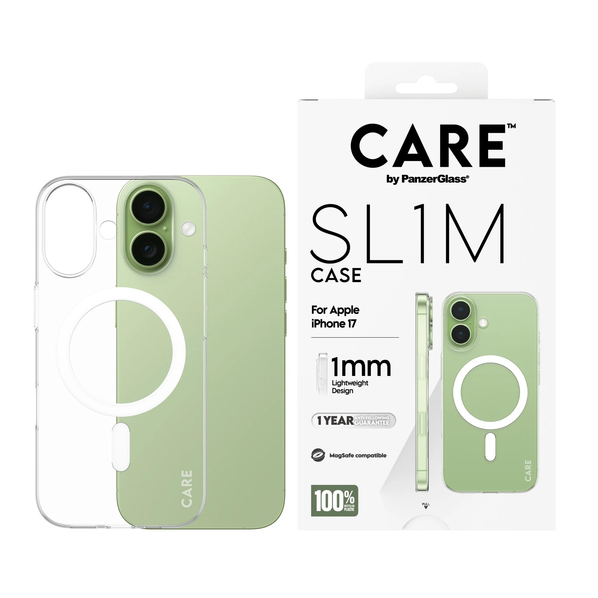 CARE⢠by PanzerGlass® SL1M Case Transparent w. MagSafe iPhone 17 - Image 2