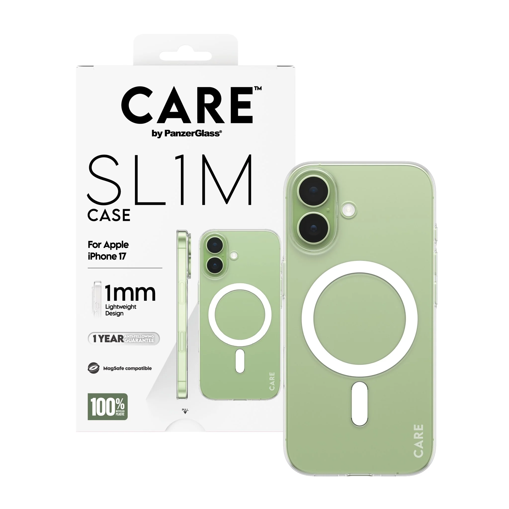 CARE⢠by PanzerGlass® SL1M Case Transparent w. MagSafe iPhone 17 - Image 5