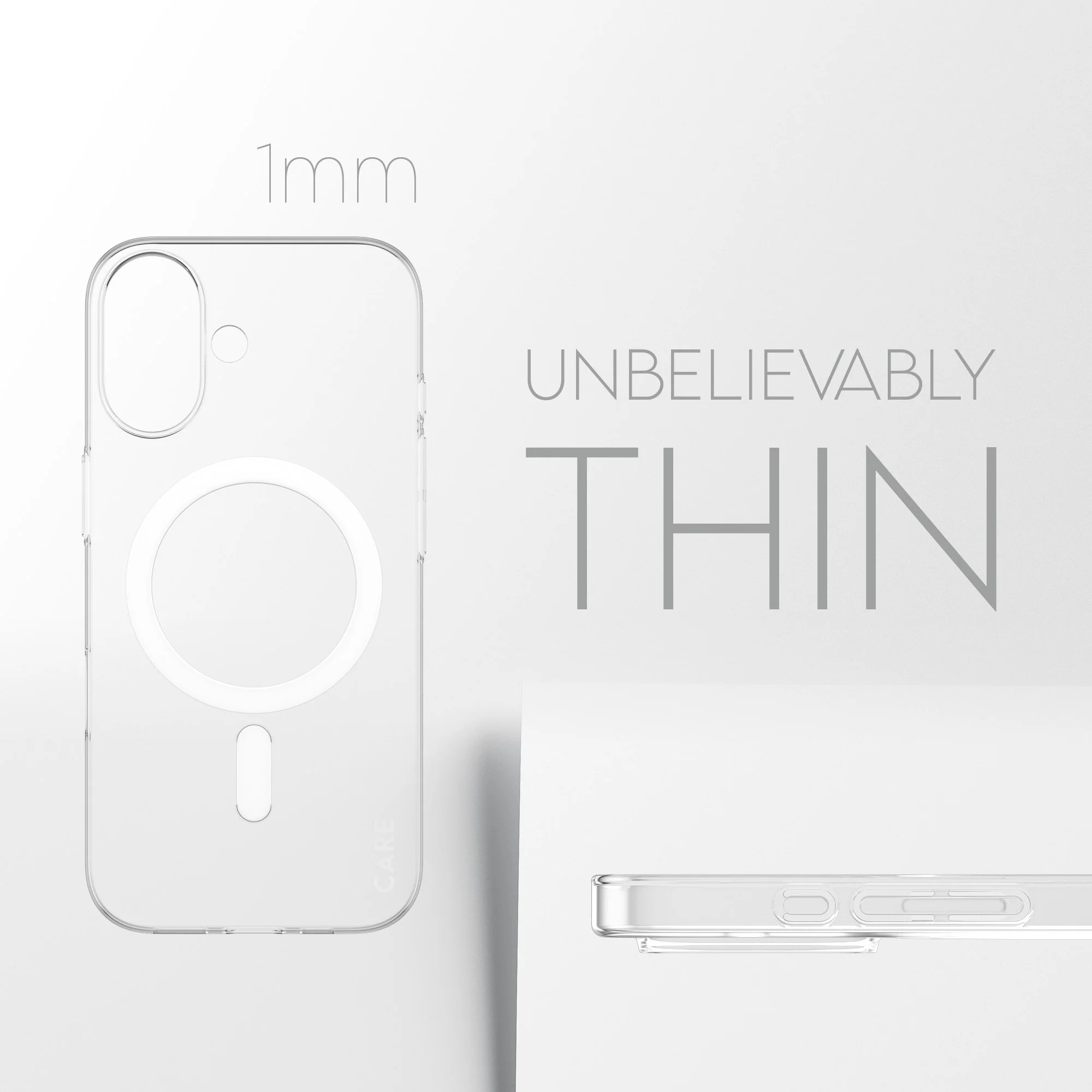 CARE⢠by PanzerGlass® SL1M Case Transparent w. MagSafe iPhone 17 - Image 8