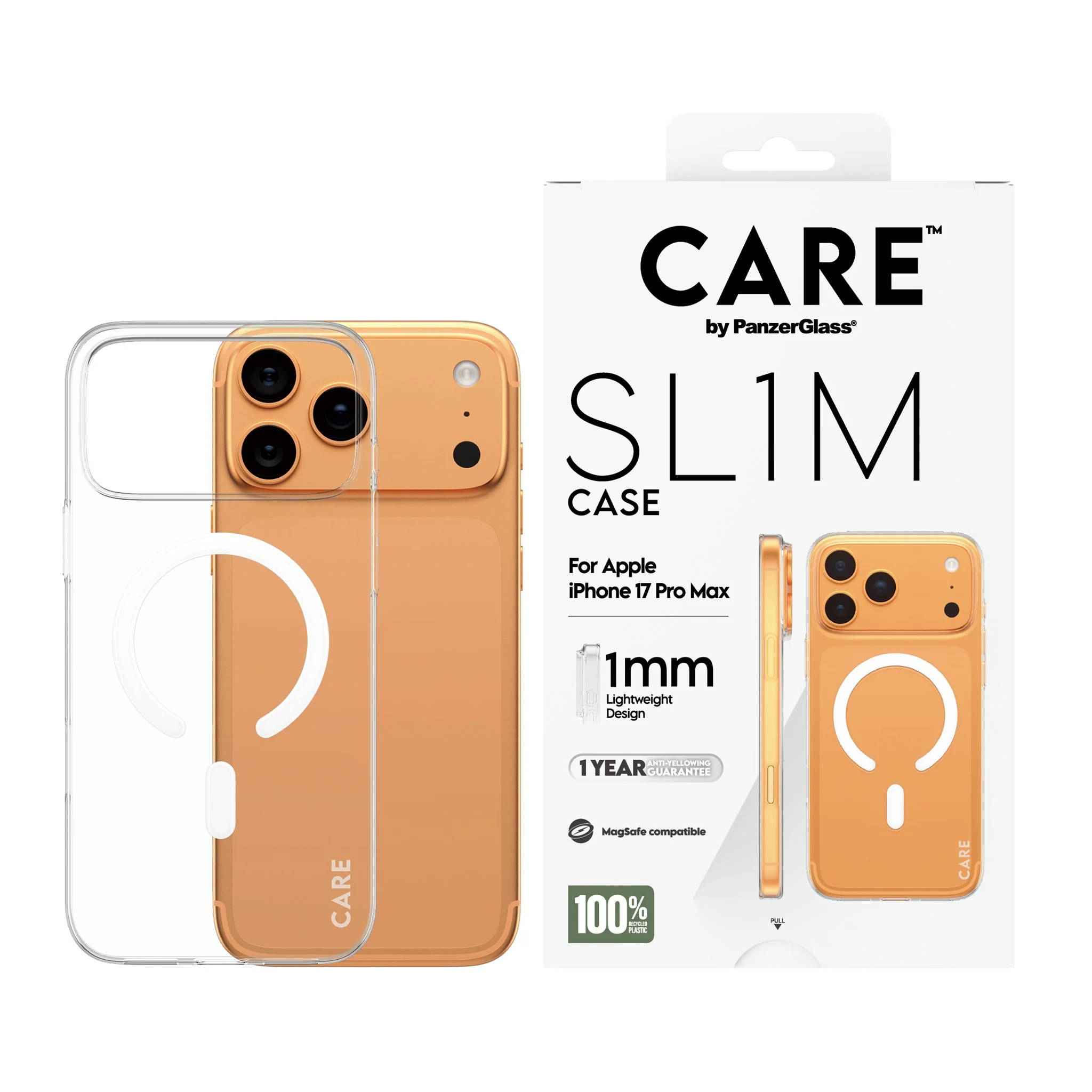 CARE⢠by PanzerGlass® SL1M Case Transparent w. MagSafe iPhone 17 Pro Max - Image 2
