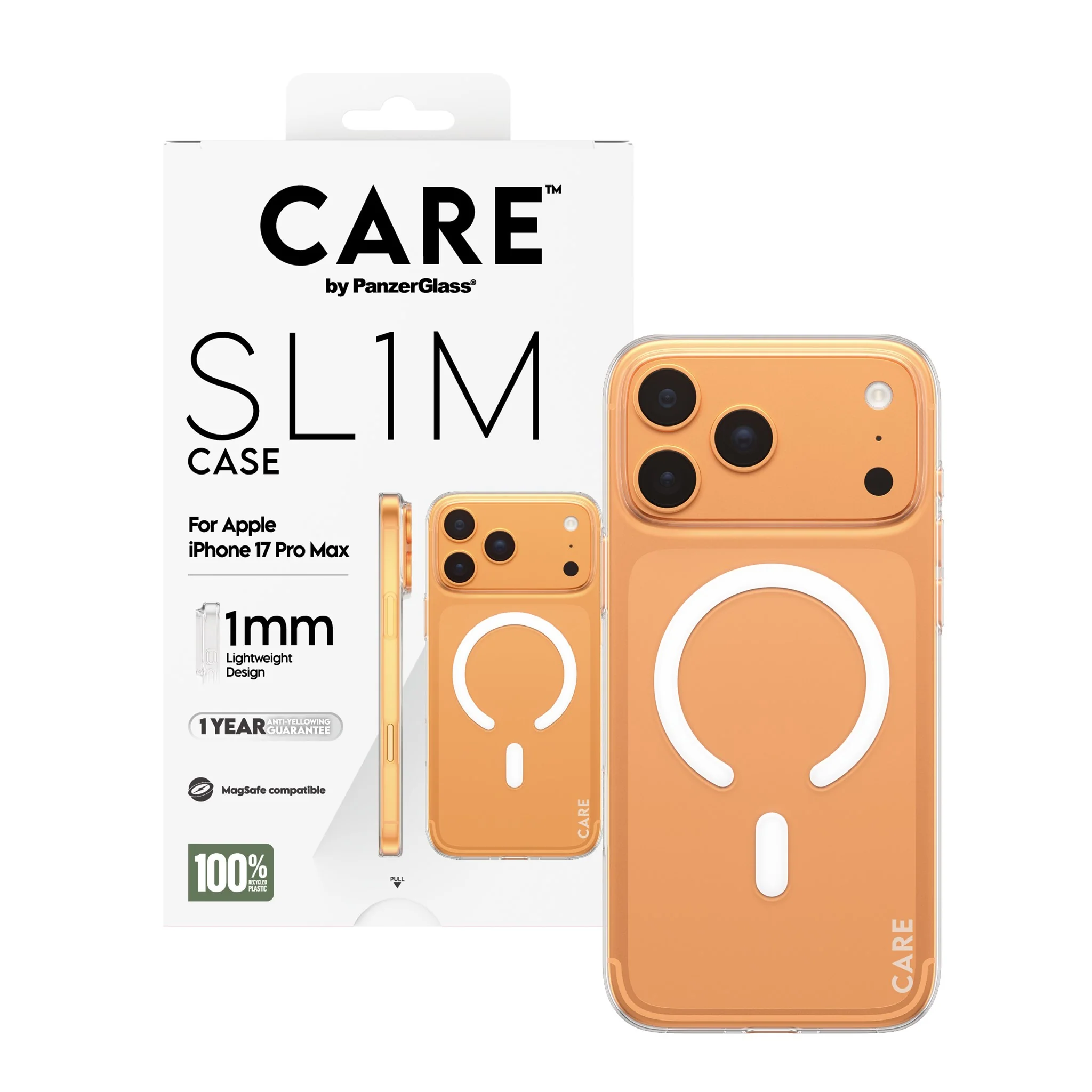 CARE⢠by PanzerGlass® SL1M Case Transparent w. MagSafe iPhone 17 Pro Max - Image 5