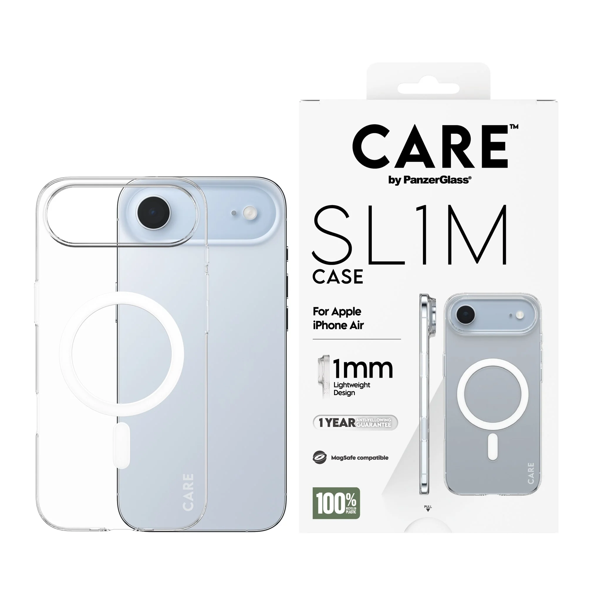CARE⢠by PanzerGlass® SL1M Case Transparent w. MagSafe iPhone Air - Image 2