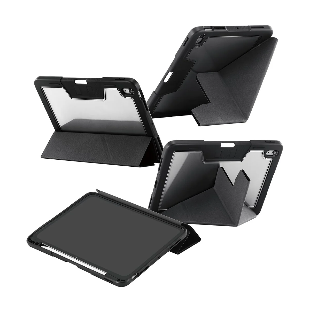 CARE⢠by PanzerGlass®⢠by PanzerGlass Essential Case Black iPad Air 11" (2024-2026) - Image 4