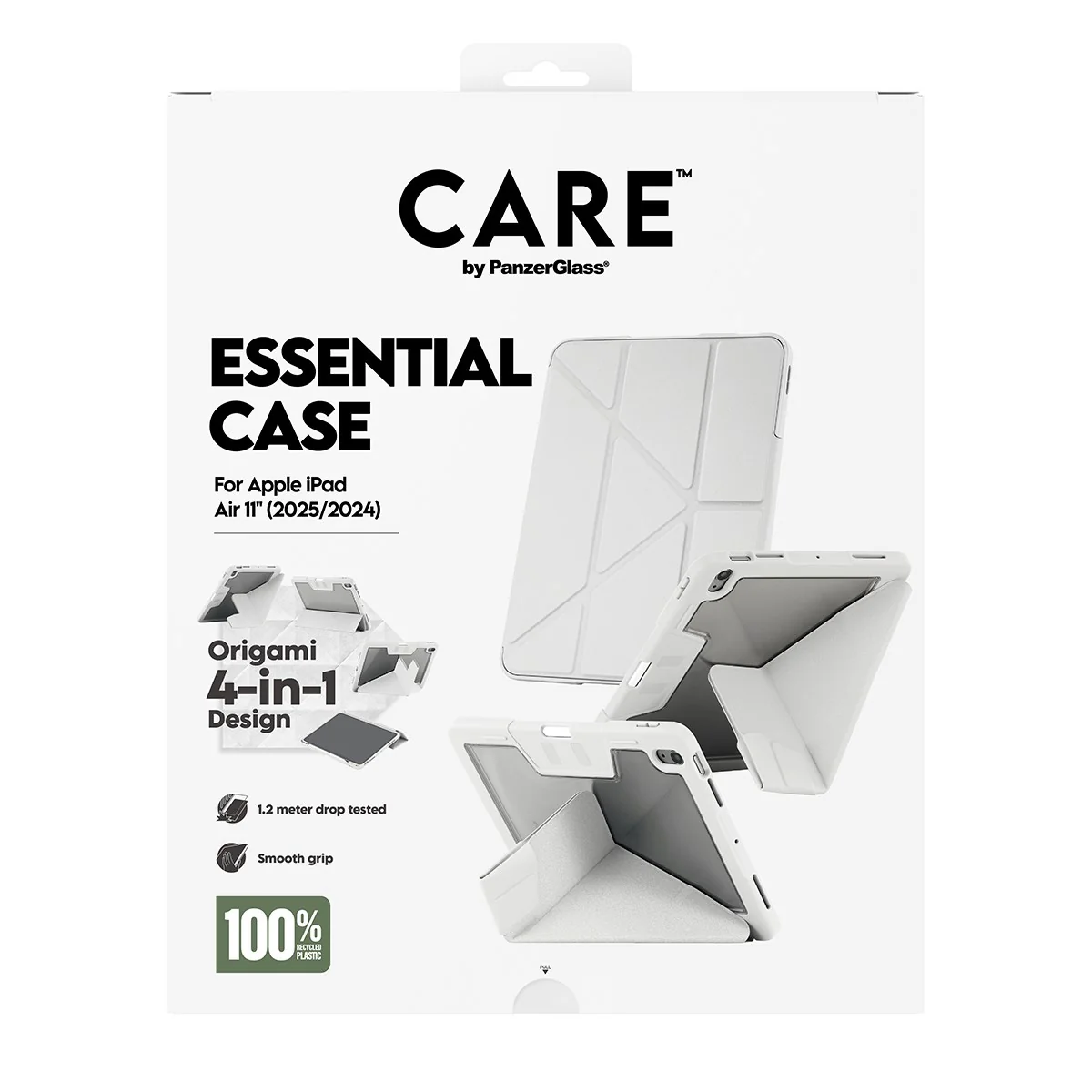 CARE™ by PanzerGlass®™ by PanzerGlass Essential Case Light Grey iPad Air 11" (2024-2026) - Image 3