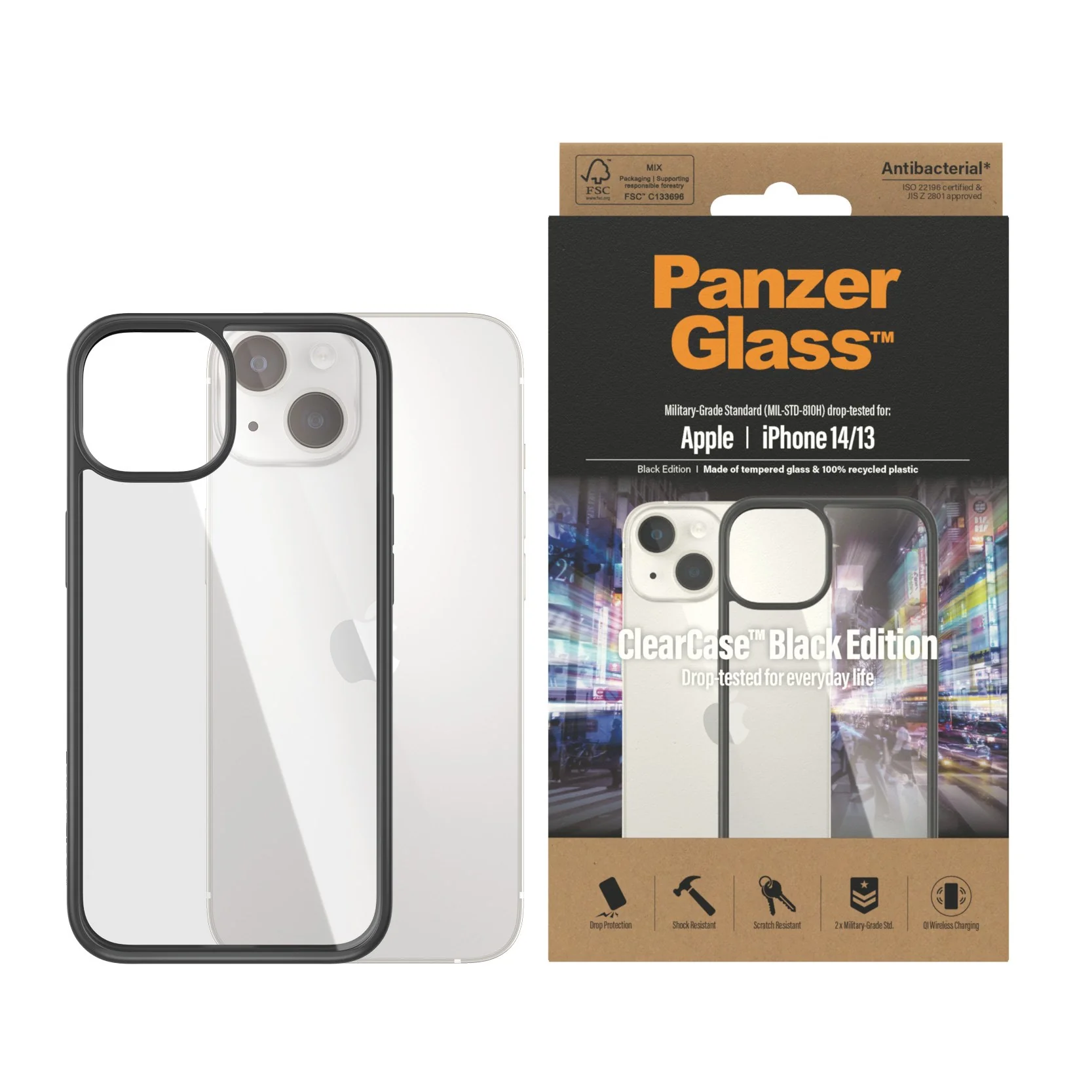 PanzerGlass® ClearCase Transparent iPhone 14 | 13 - Image 2